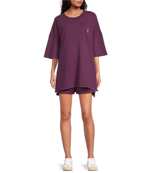 FP Movement Back Me Up Crew Neck Short Sleeves Oversize Short Set Product Image