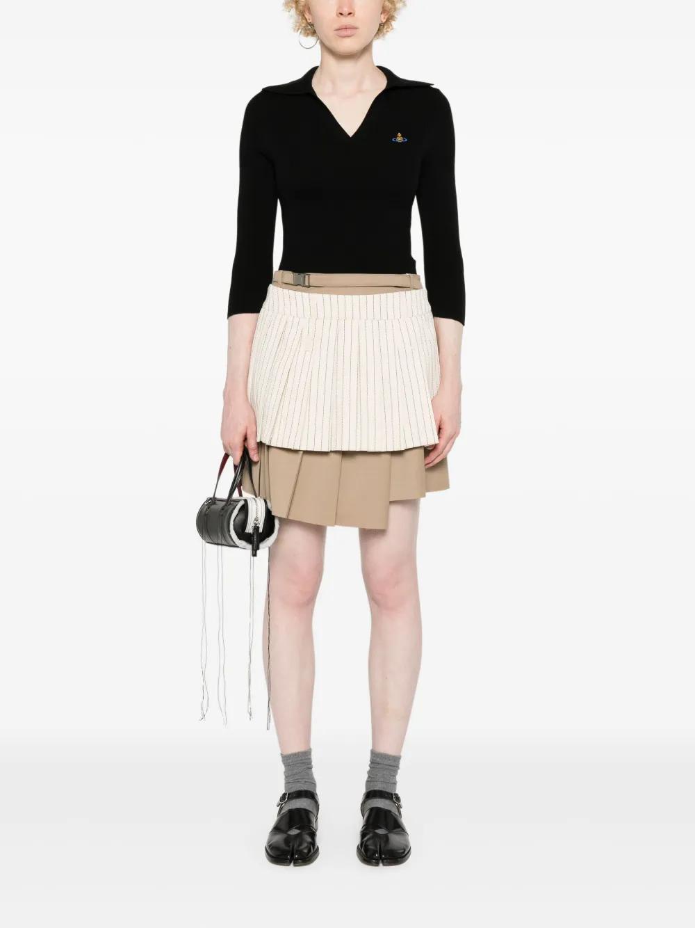 Orb-embroidered polo jumper Product Image