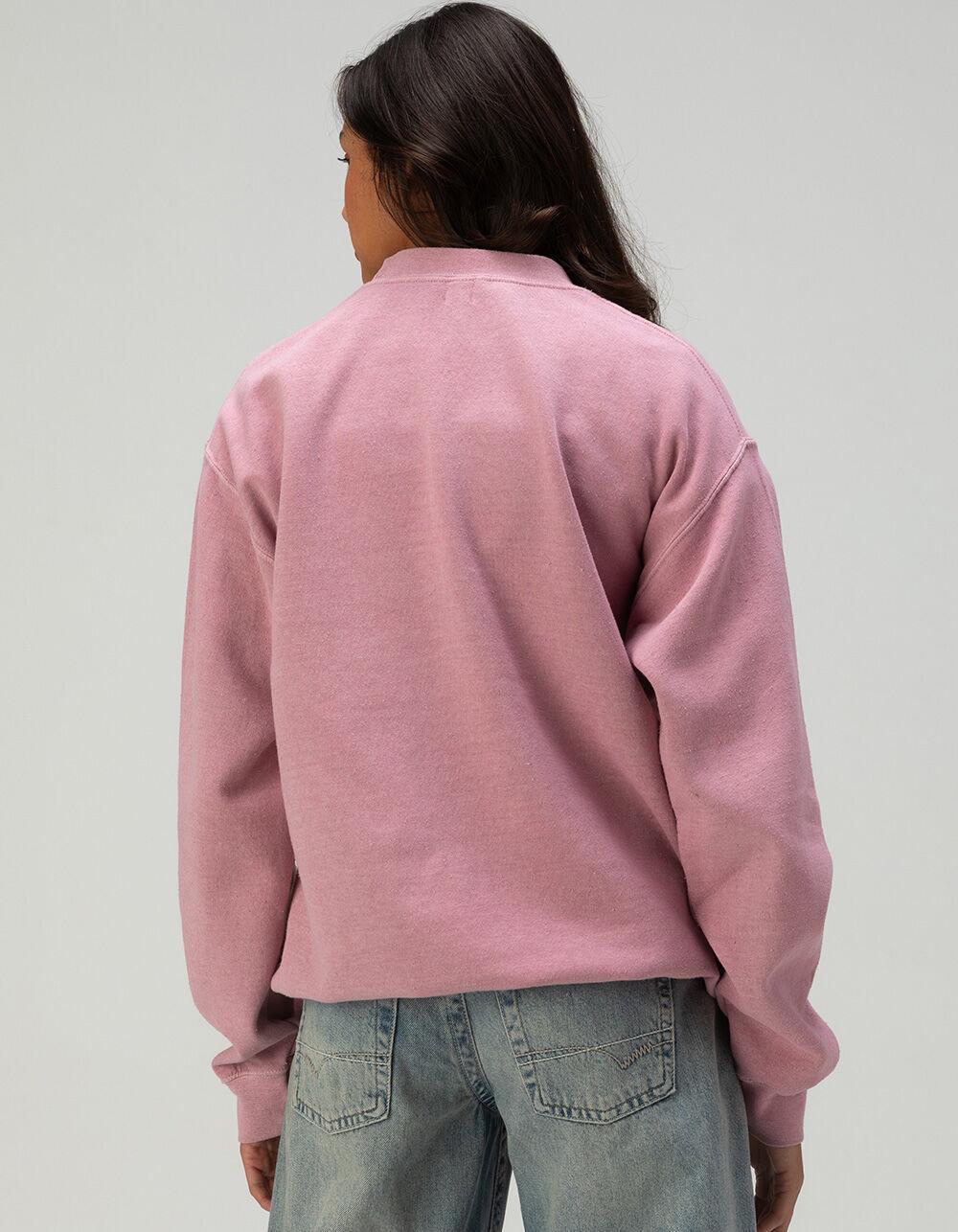 BDG Urban Outfitters Downtown Flowers Womens Crewneck Sweatshirt - PINK Product Image