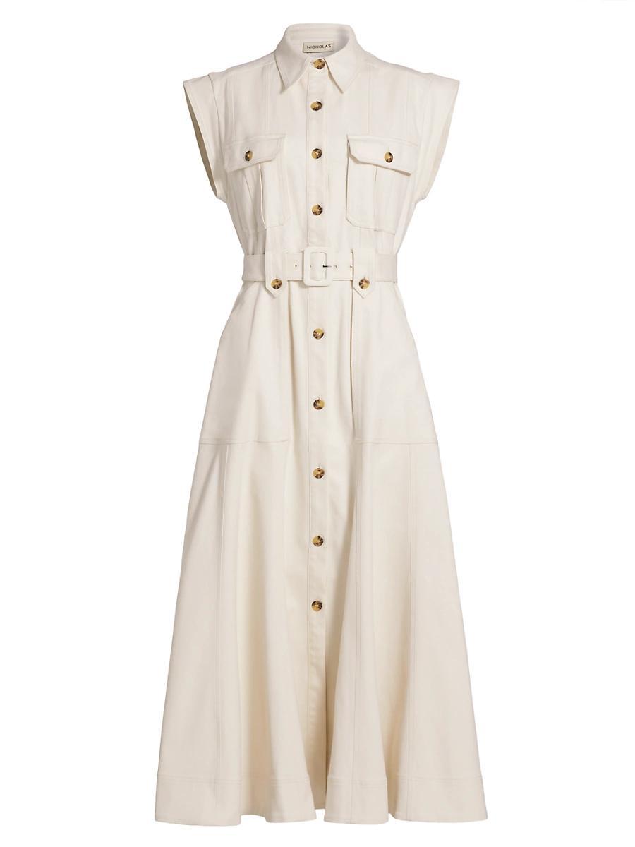 Womens Aphrodite Utility Sleeveless Maxi Dress Product Image