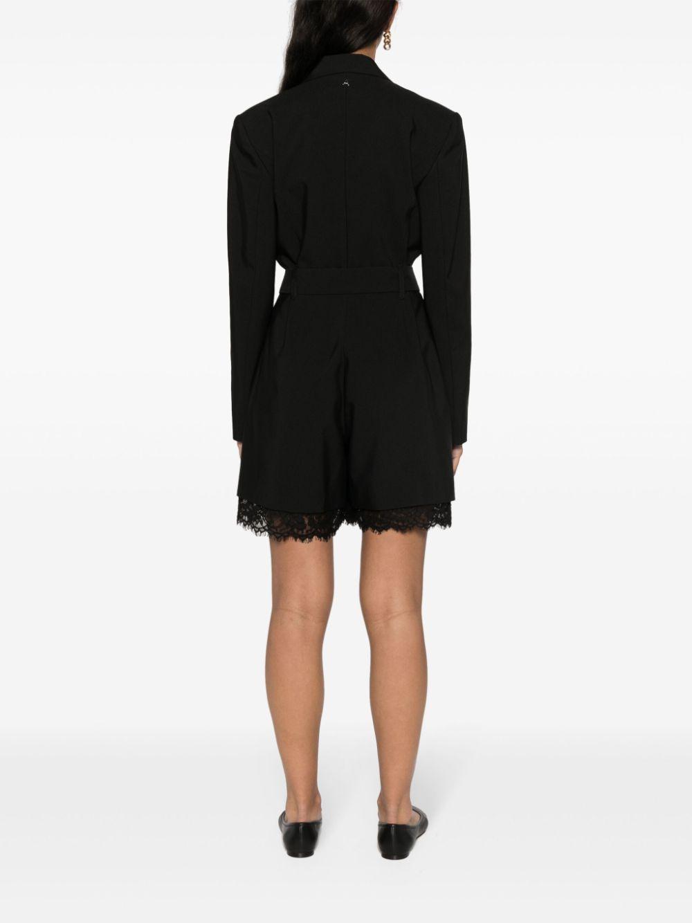 lace-trim blazer playsuit Product Image