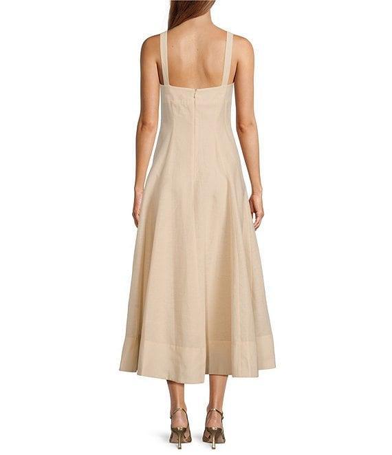 Antonio Melani x Style by Simkins Page Soutache Linen Blend Sweetheart Sleeveless Dress Product Image