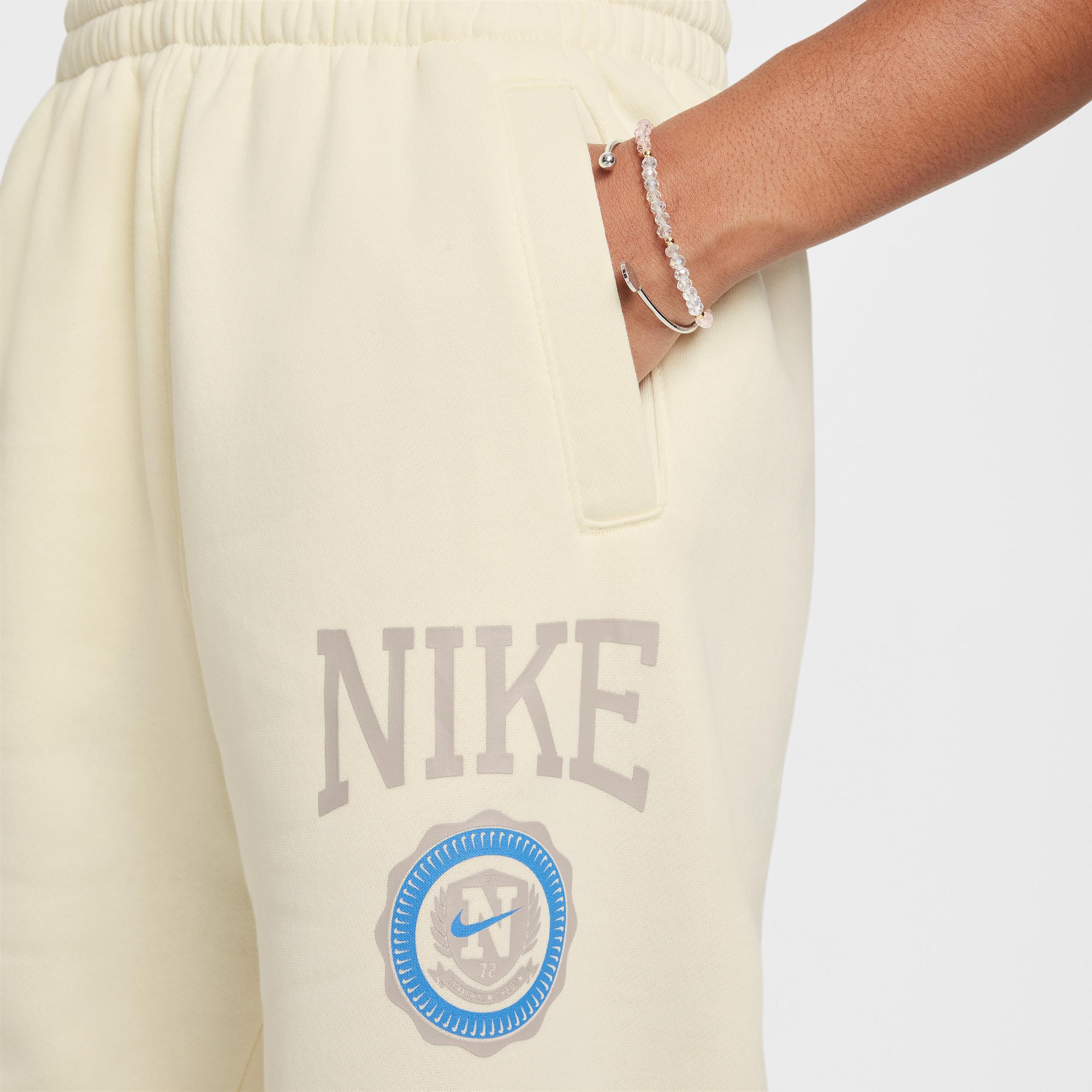Nike Kids' Sportswear Club Fleece Sweatpants in Coconut Milk/College Grey at Nordstrom Product Image