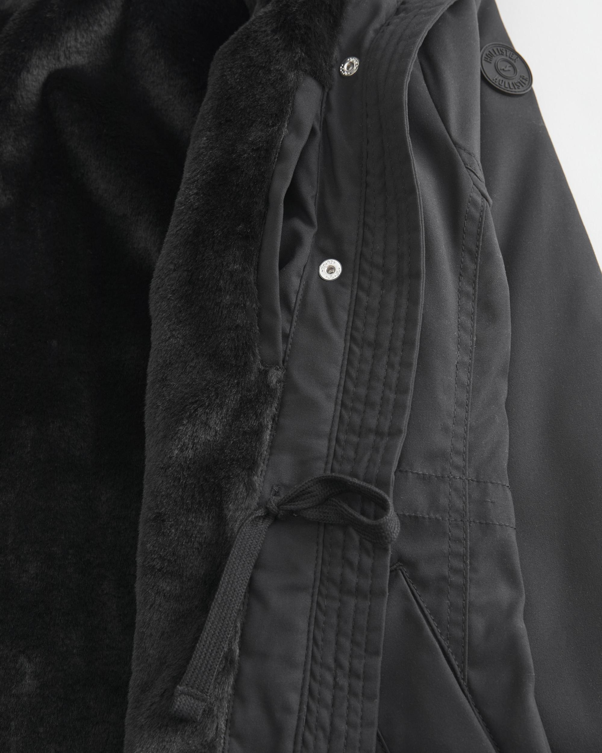 Faux Fur-Lined Parka Product Image