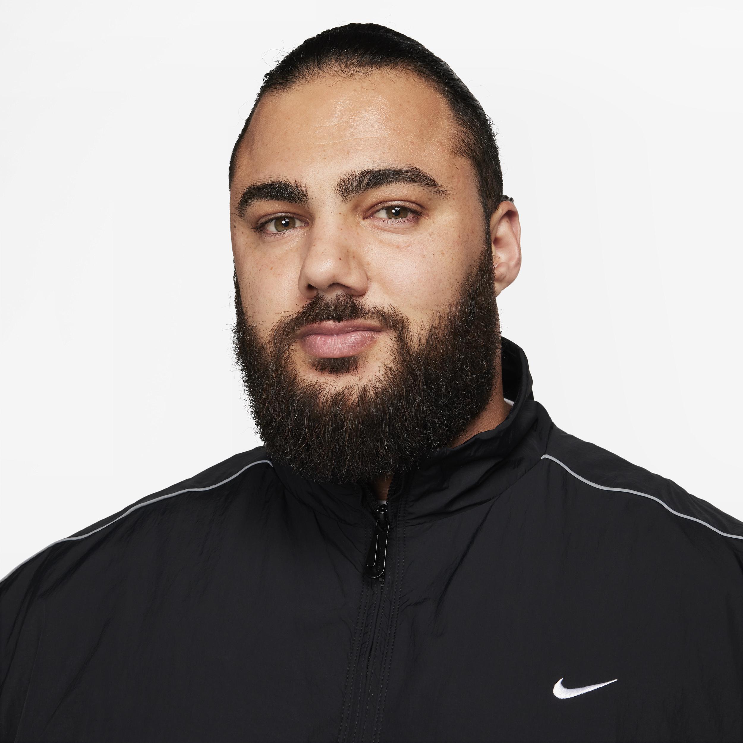 Nike Mens Sportswear Solo Swoosh Woven Track Jacket Product Image