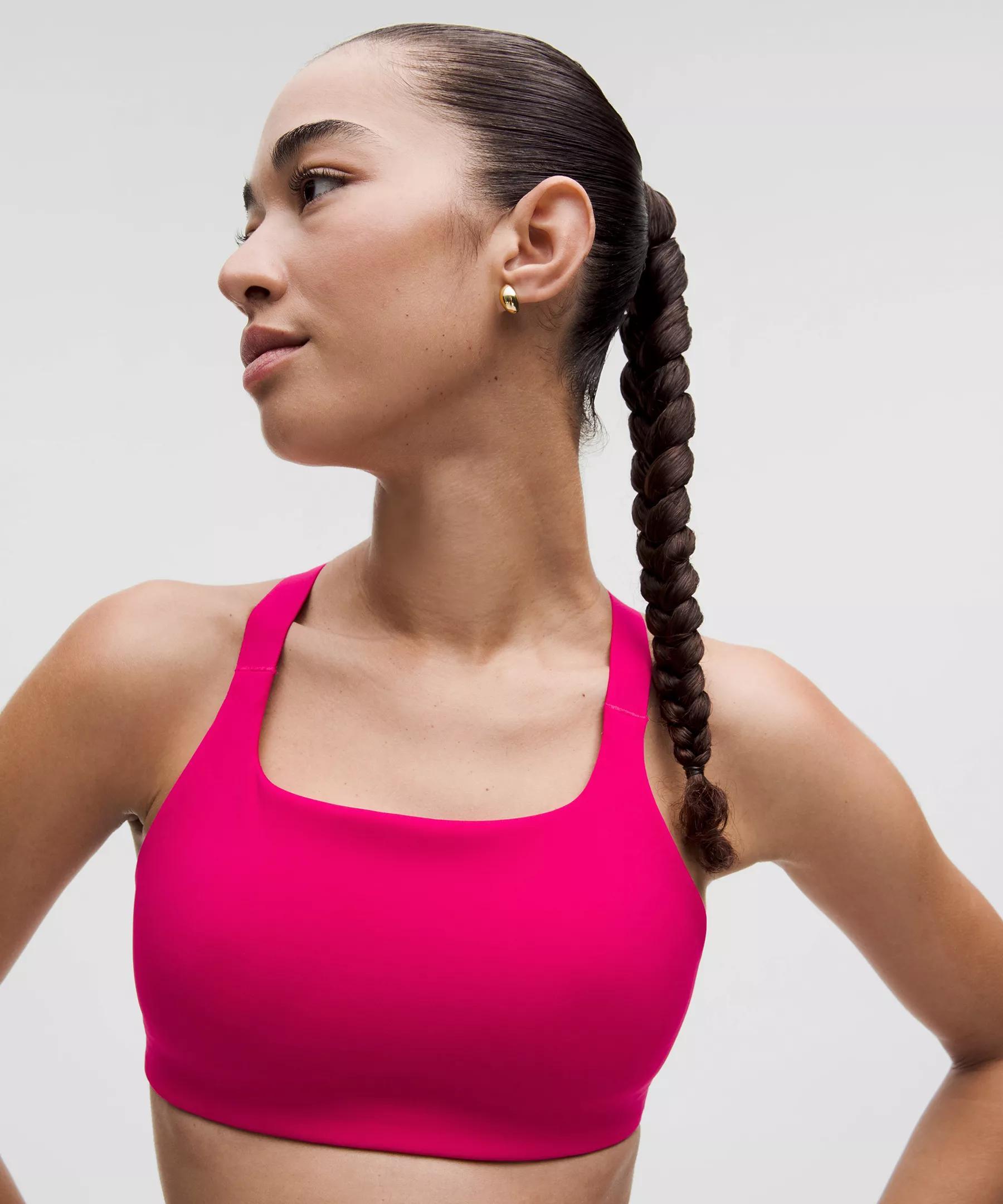 Ultralu Square-Neck Workout Bra *Medium Support, B/C Cup Product Image