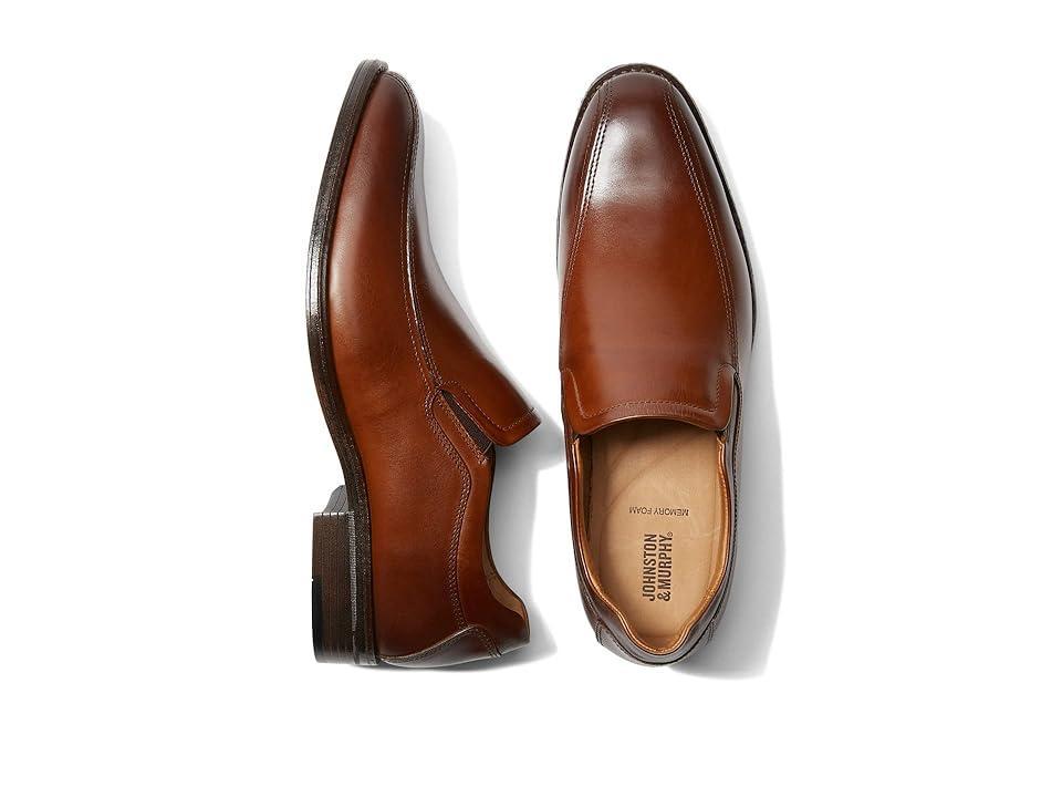 Johnston  Murphy Mens Lewis Leather Bike Toe Venetian Loafers Product Image