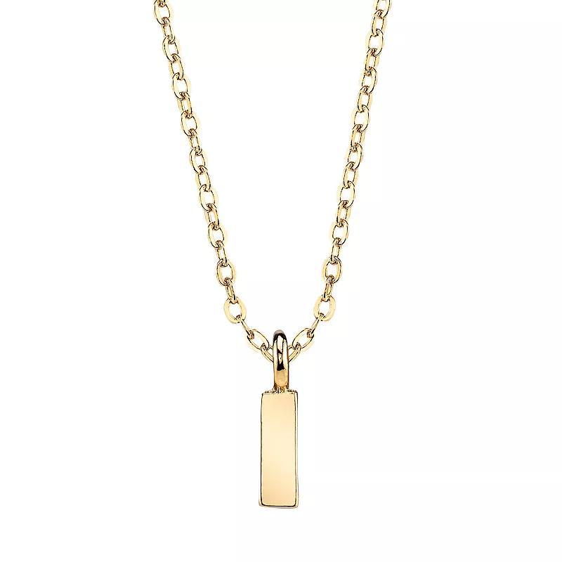 1928 Initial Pendant Necklace, Womens Product Image