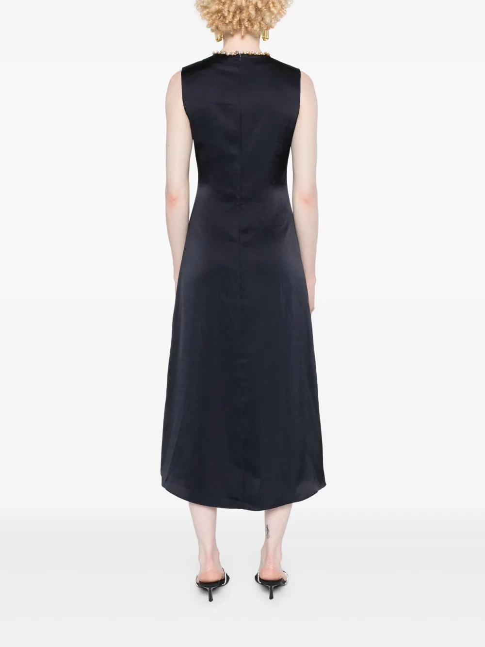 rhinestone-embellished midi dress  Product Image