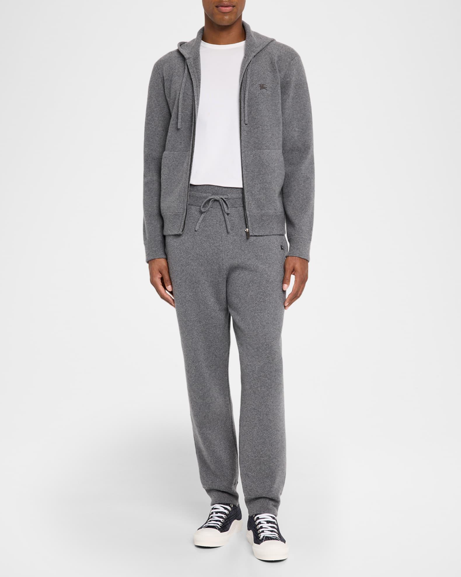 Men's Cashmere-Blend Knit Trousers Product Image