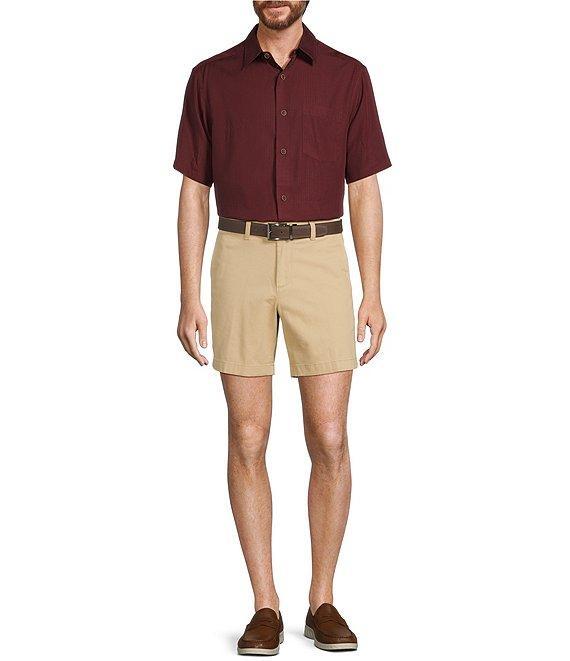 Roundtree & Yorke Big & Tall Short Sleeve Solid Sport Shirt Product Image