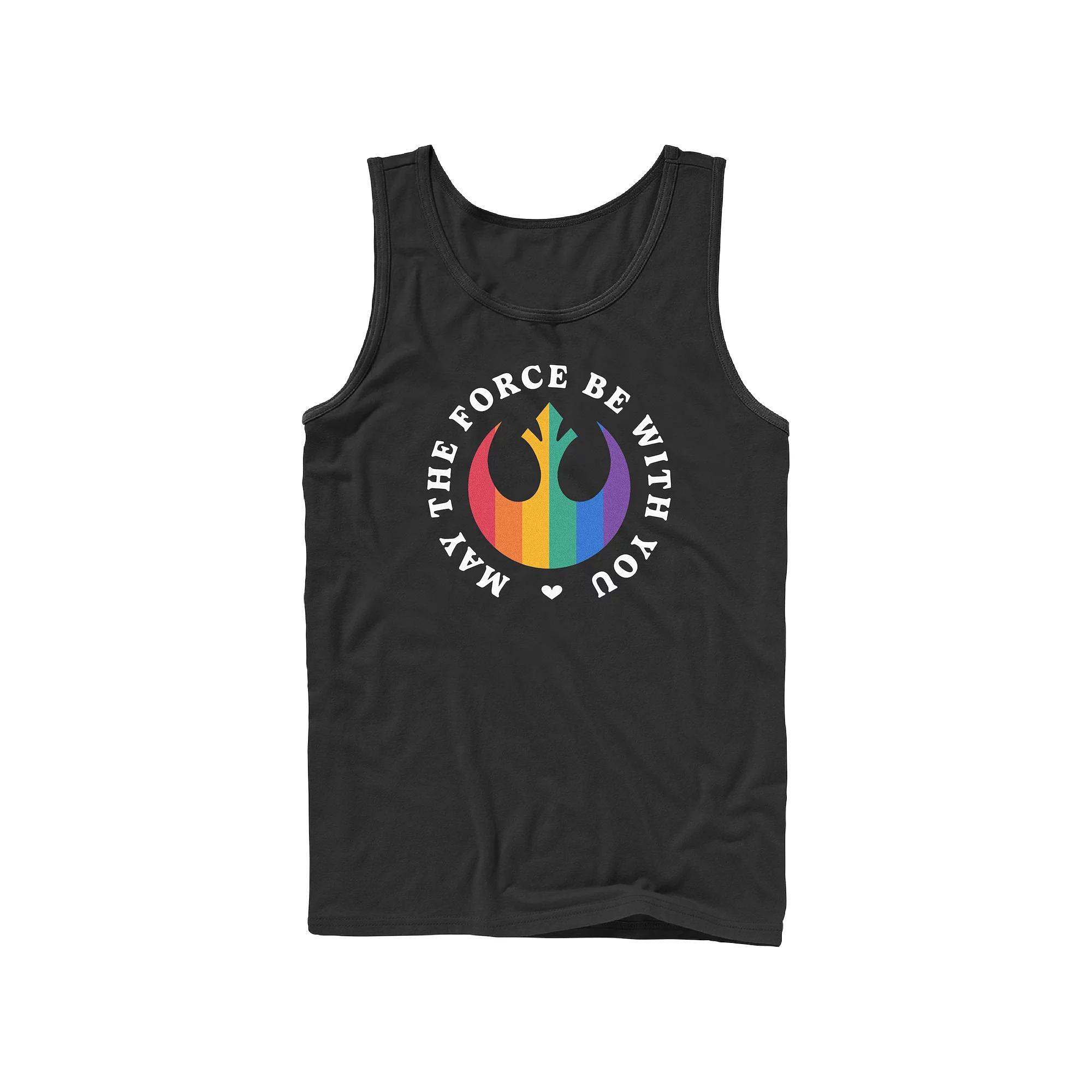 Men's Star Wars Pride Rebels Hope Graphic Tank, Size: Large, Black Product Image