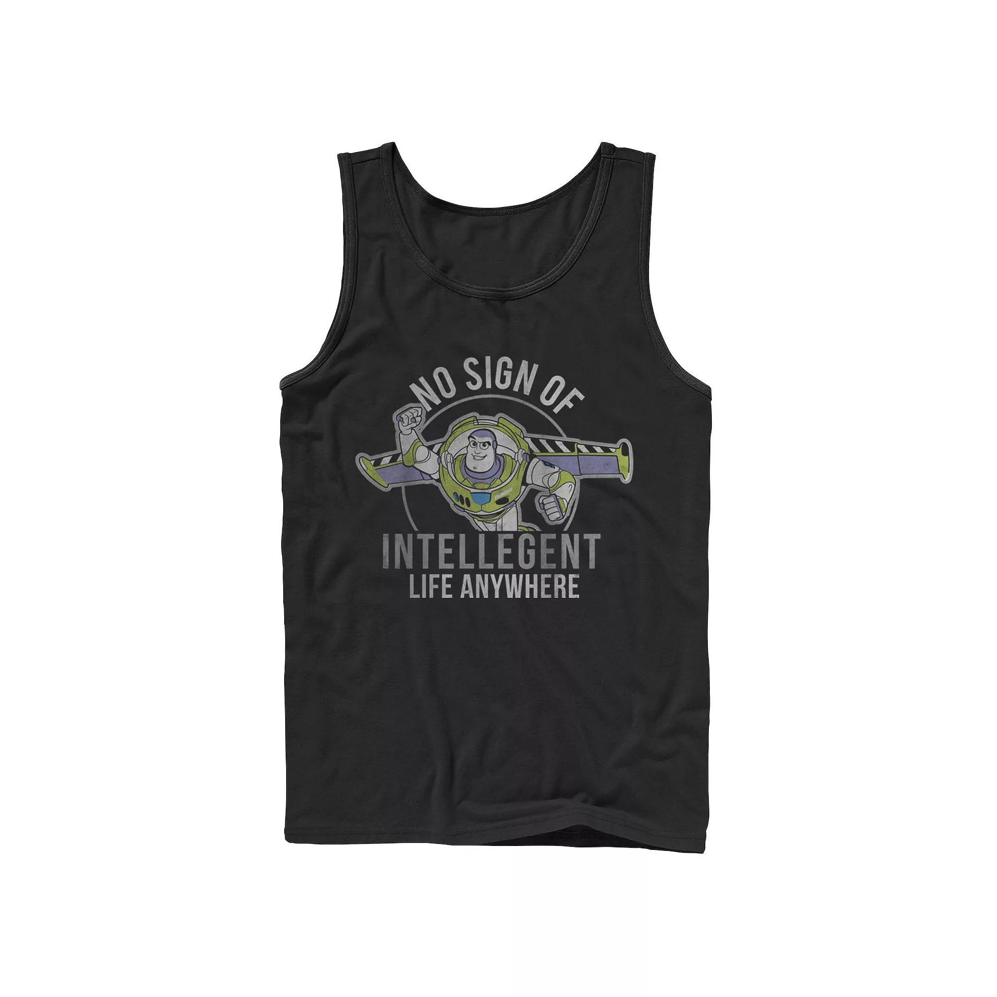 Men's DC Comics Superman Spray Paint Stencil Logo Tank Top, Size: Small, Blue Product Image