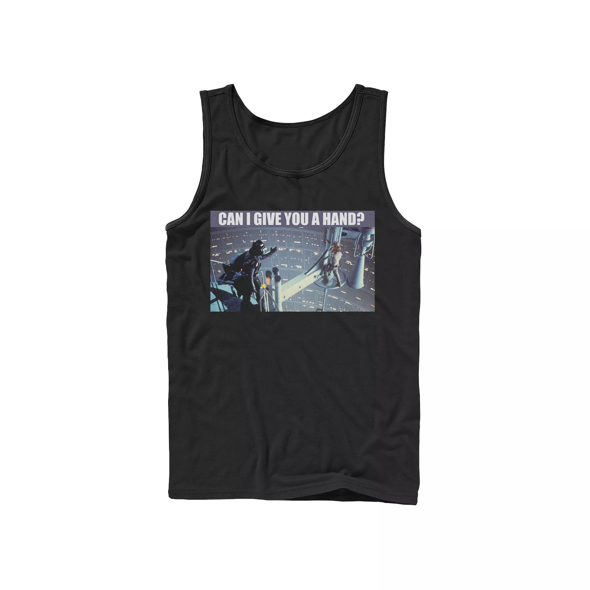 Men's Jurassic World Neon Logo Tank Top, Size: XL, Black Product Image