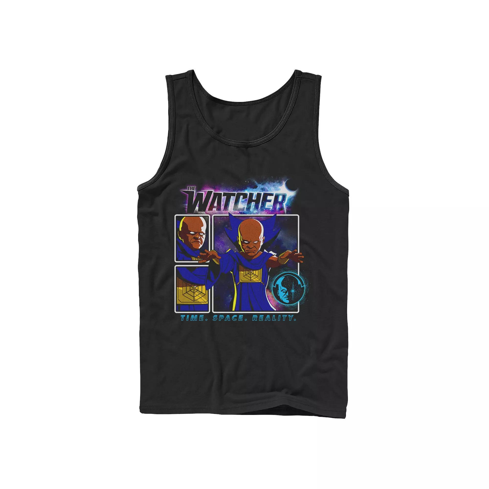 Men's Star Wars The Rise of Skywalker R2-D2 Text Tank Top, Size: Small, Blue Product Image