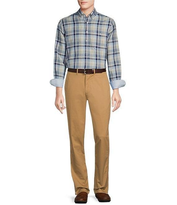Cremieux Blue Label Madison Classic Fit Comfort Stretch Flat-Front Twill Chino Pants Product Image