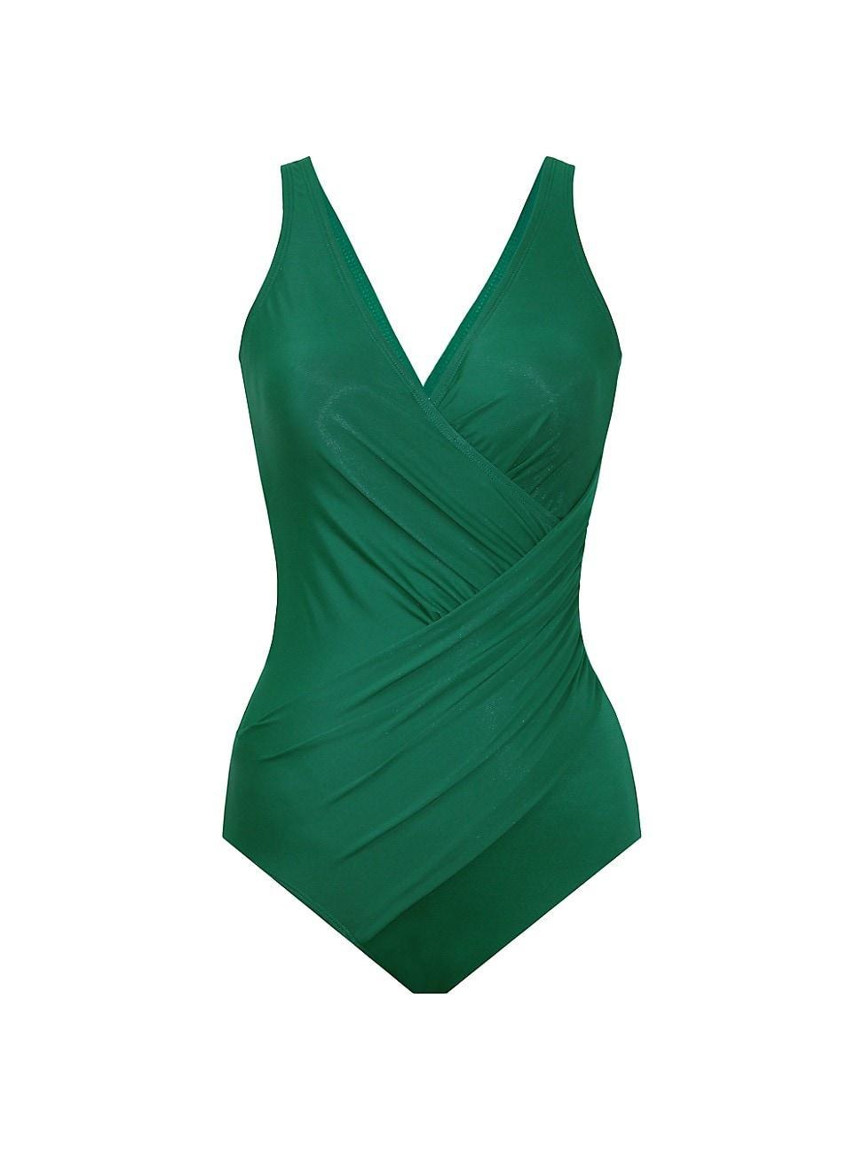Womens Plus Oceanus One-Piece Swimsuit Product Image