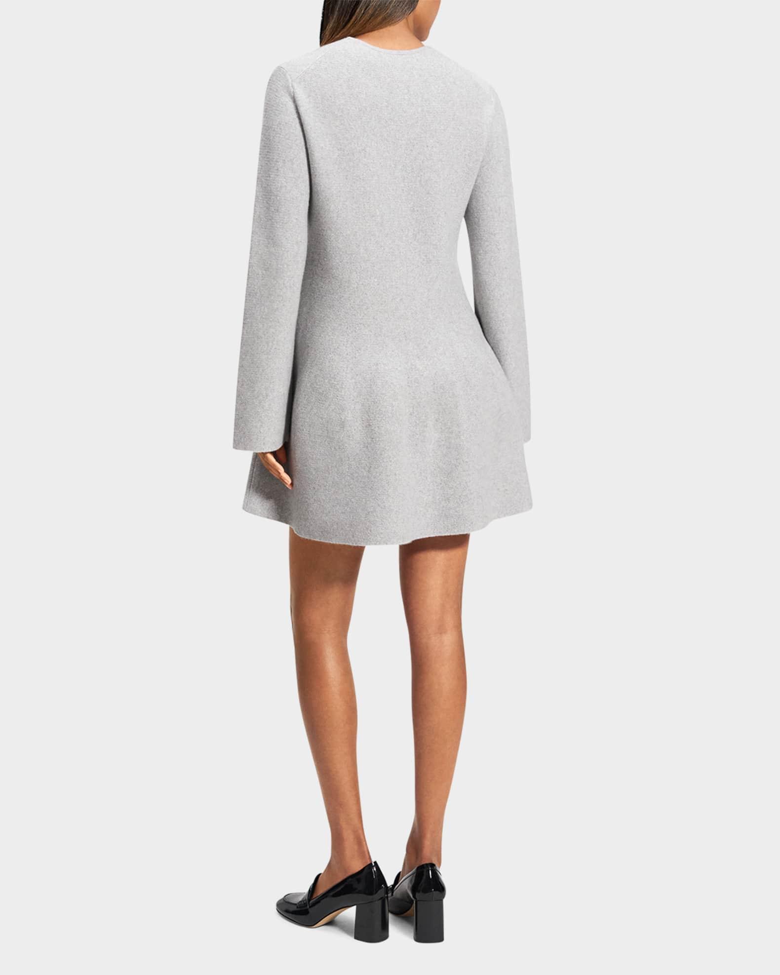 Wool-Cashmere Flounce Dress Product Image