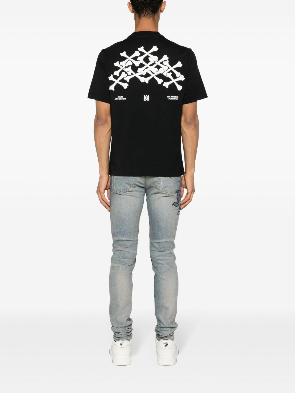 Bones Stacked cotton T-shirt Product Image
