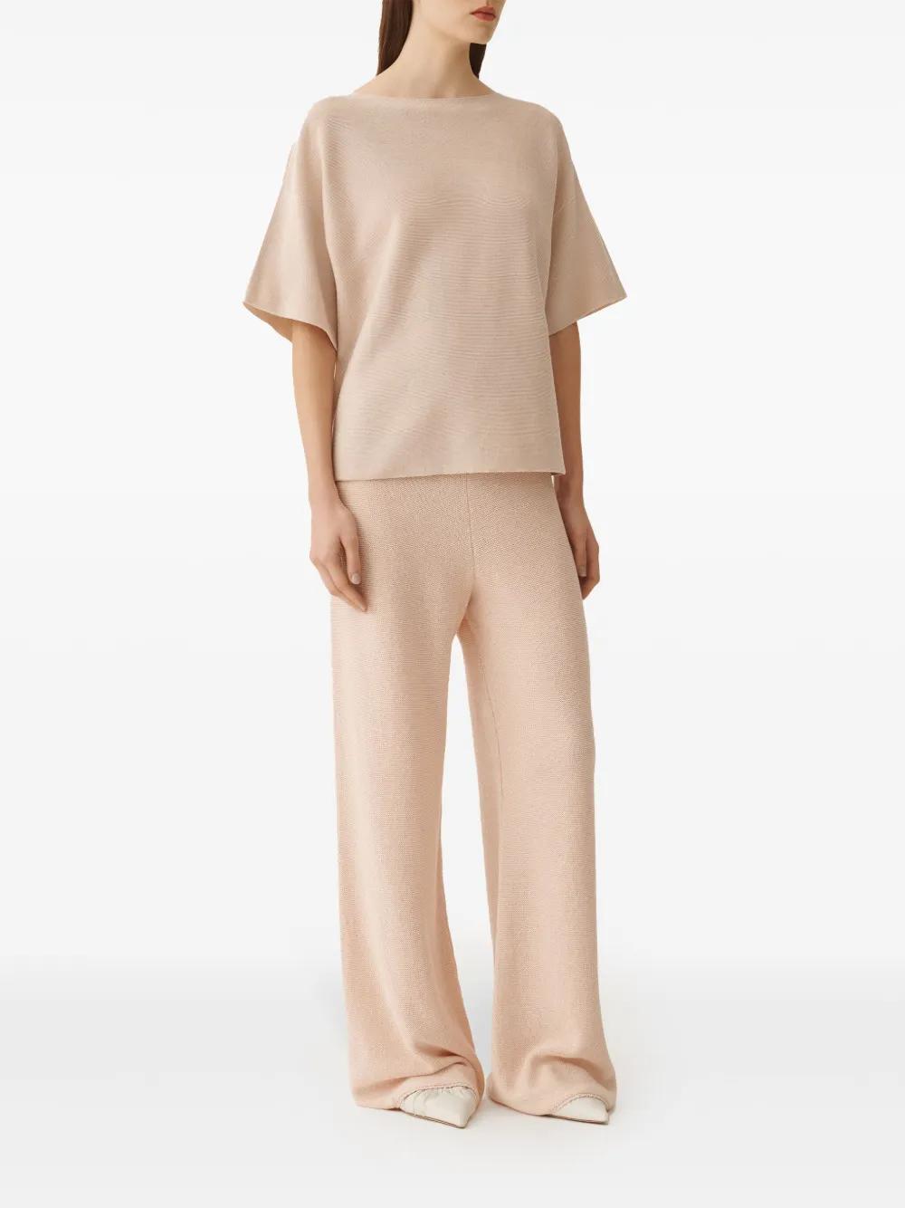FABIANA FILIPPI Cotton And Lurex Sweater In Pink Product Image