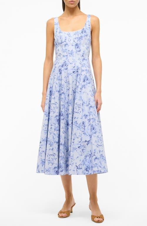 Staud Wells Square Neck Dress Product Image