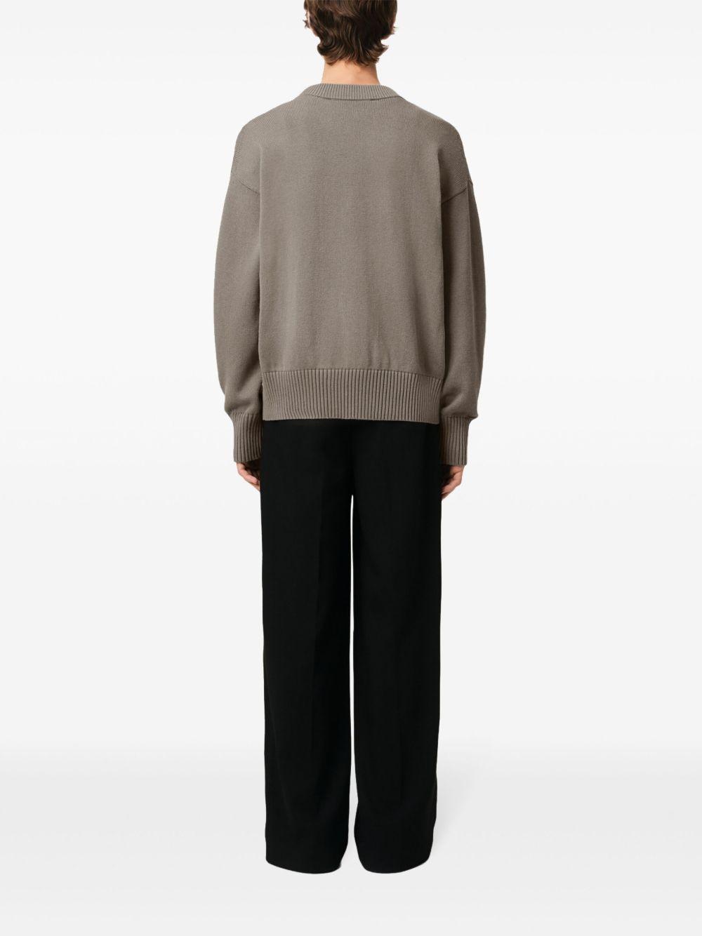 Ami embroidered cardigan Product Image