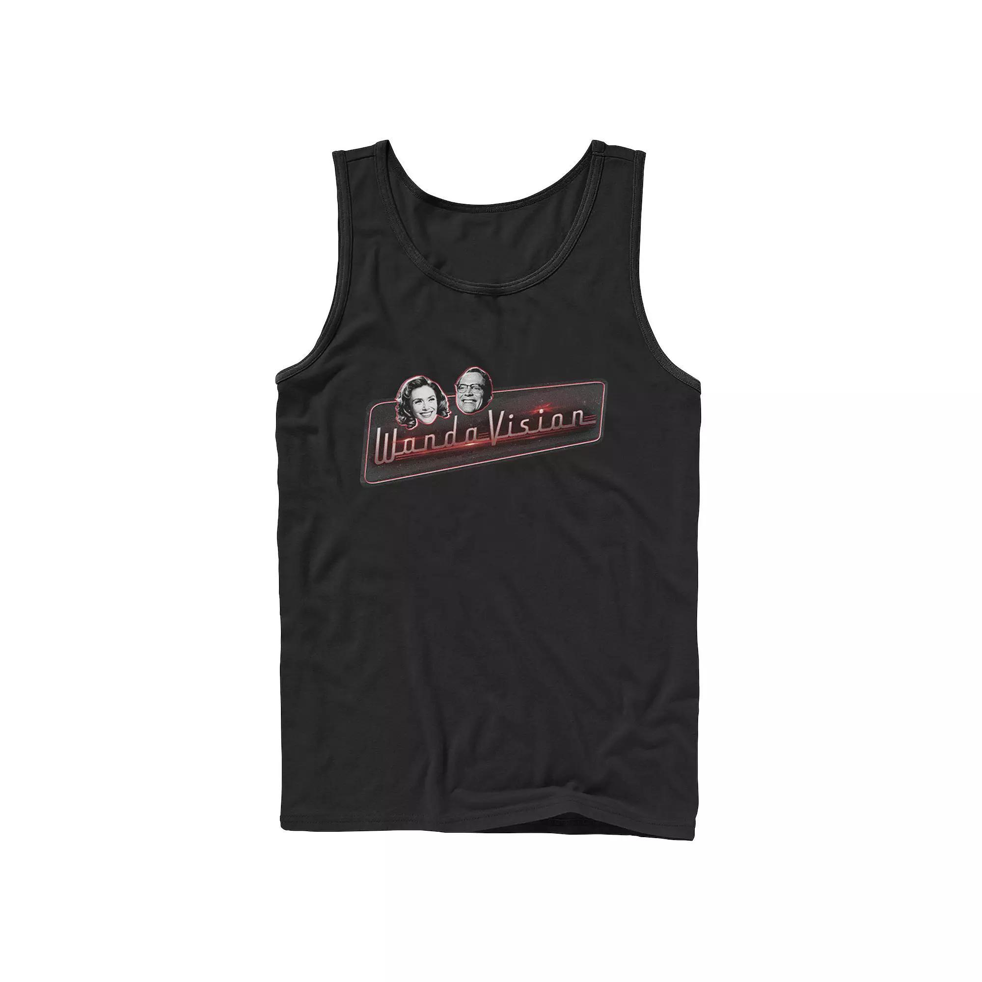 Men's Rocket Power Retro Triangle Logo Graphic Tank Top, Size: XL, Black Product Image