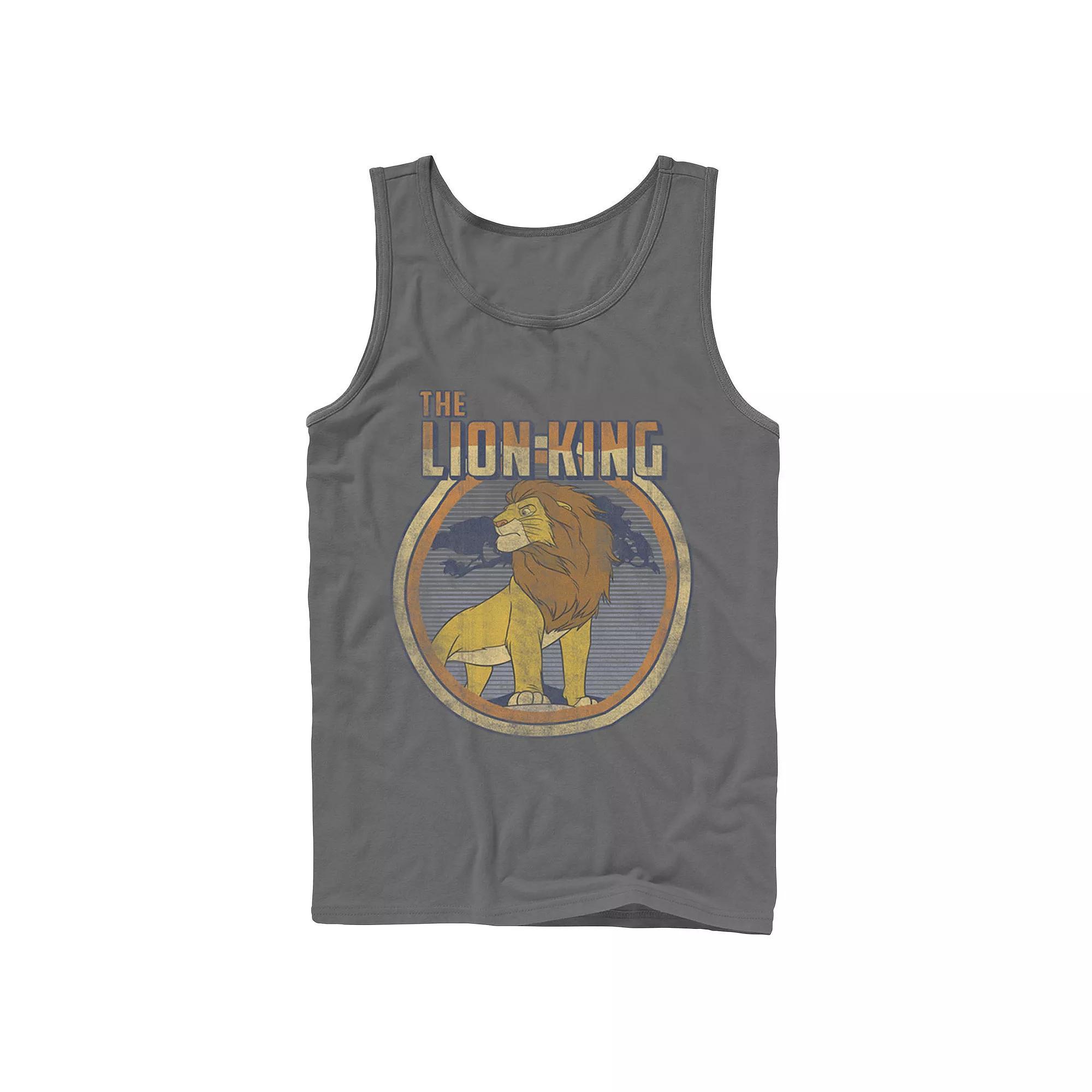 Disney's The Lion King Simba Men's Classic Tank Top, Size: XL, Grey Product Image