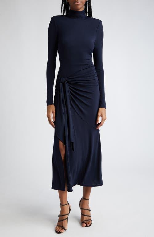 Womens Johnson Draped Turtleneck Midi-Dress Product Image