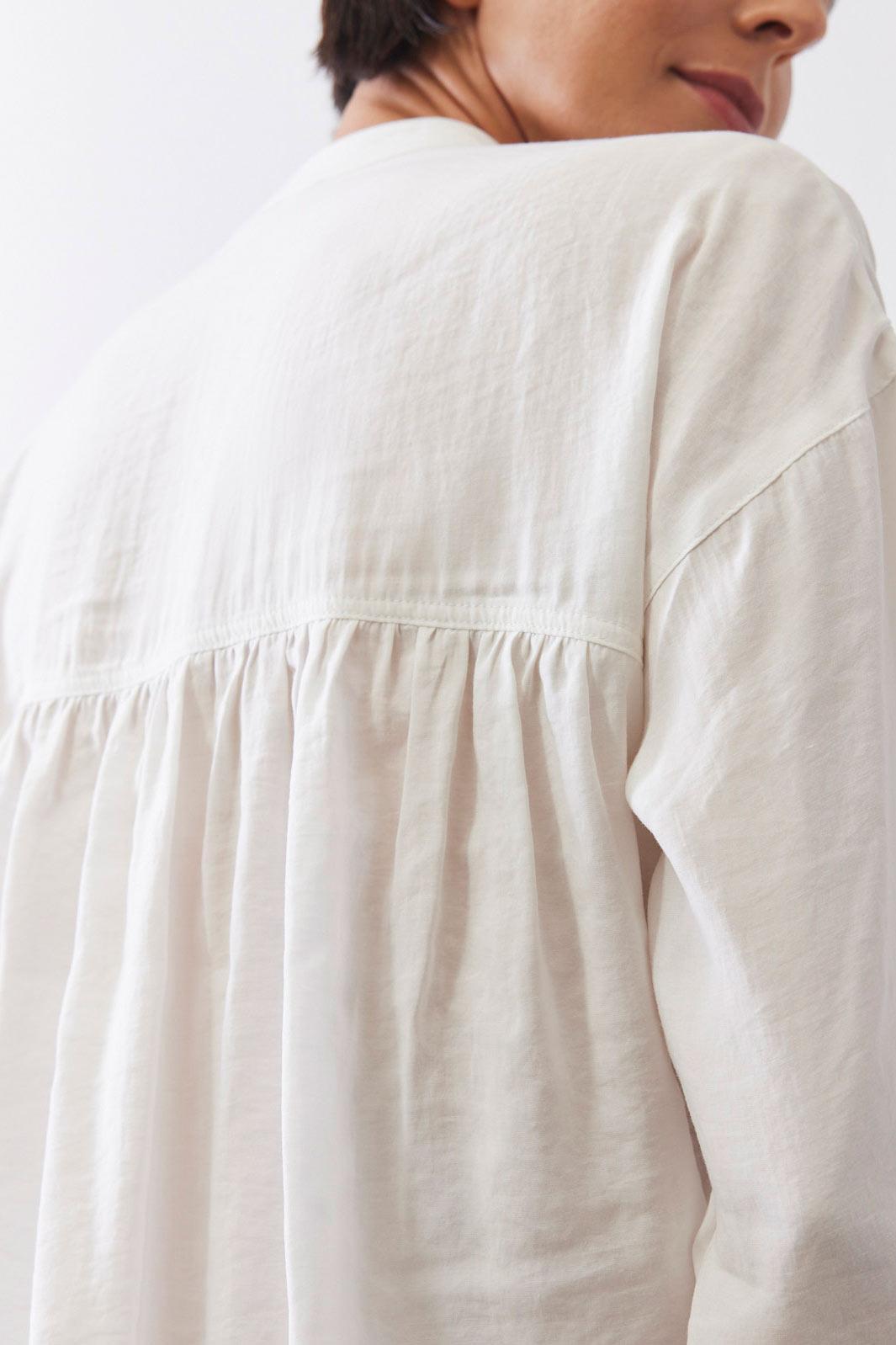 Not Too Loose Light Poplin Blouse Product Image