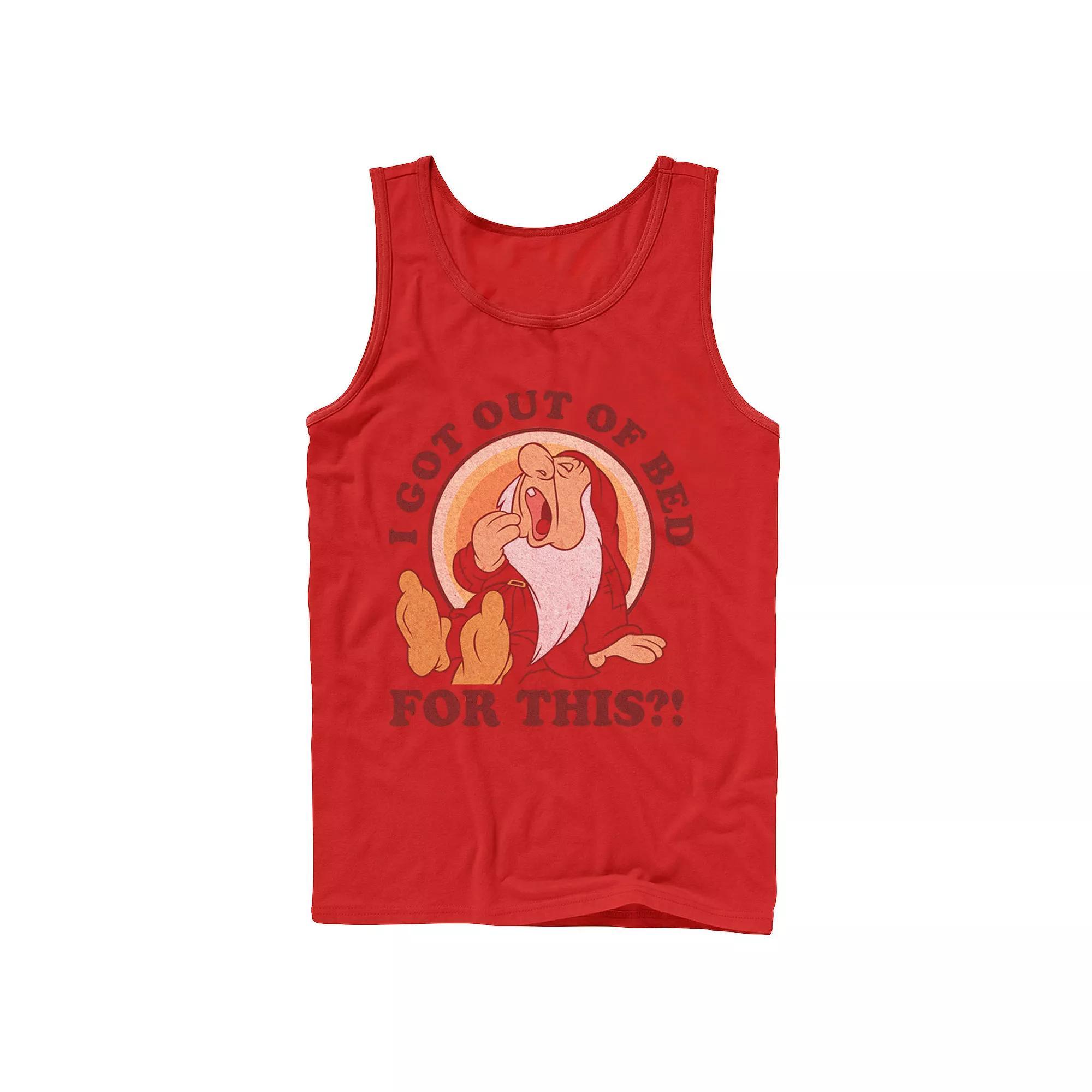 Disneys Snow White Mens Sleepy Tank Top Product Image