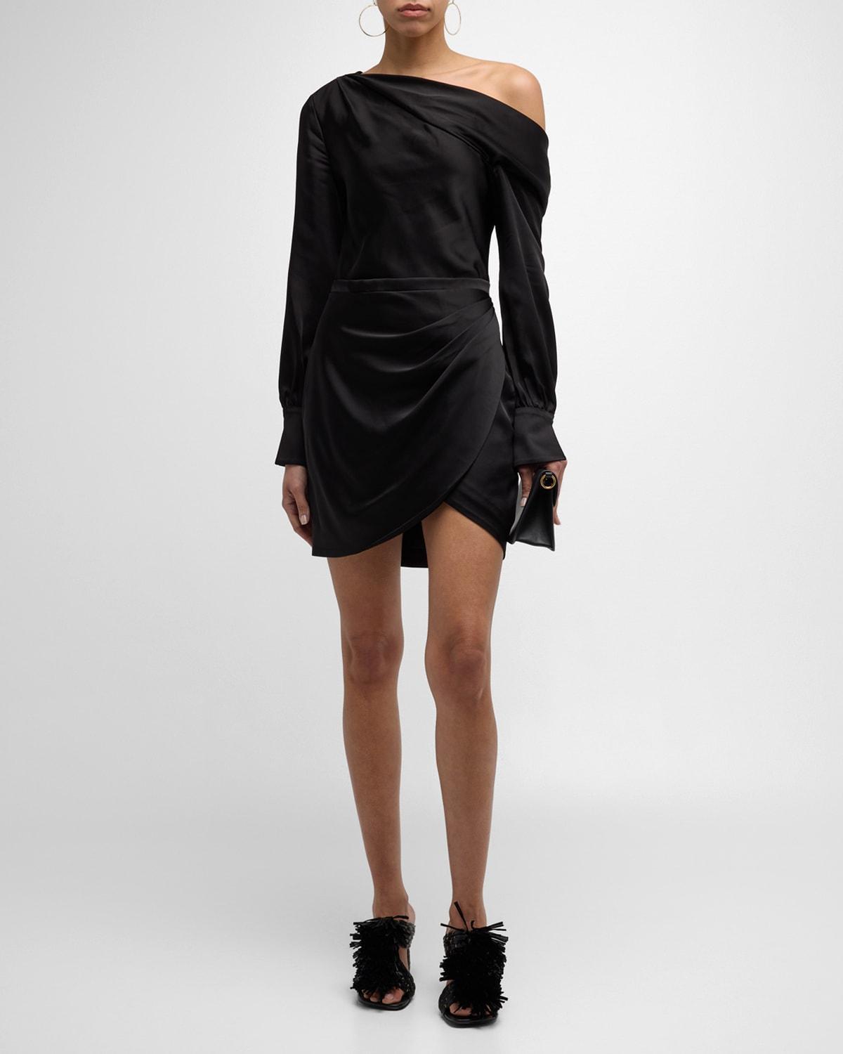 Womens Cameron Asymmetrical Minidress Product Image