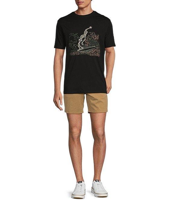 Rowm Flat Front Solid 7#double; Inseam Shorts Product Image