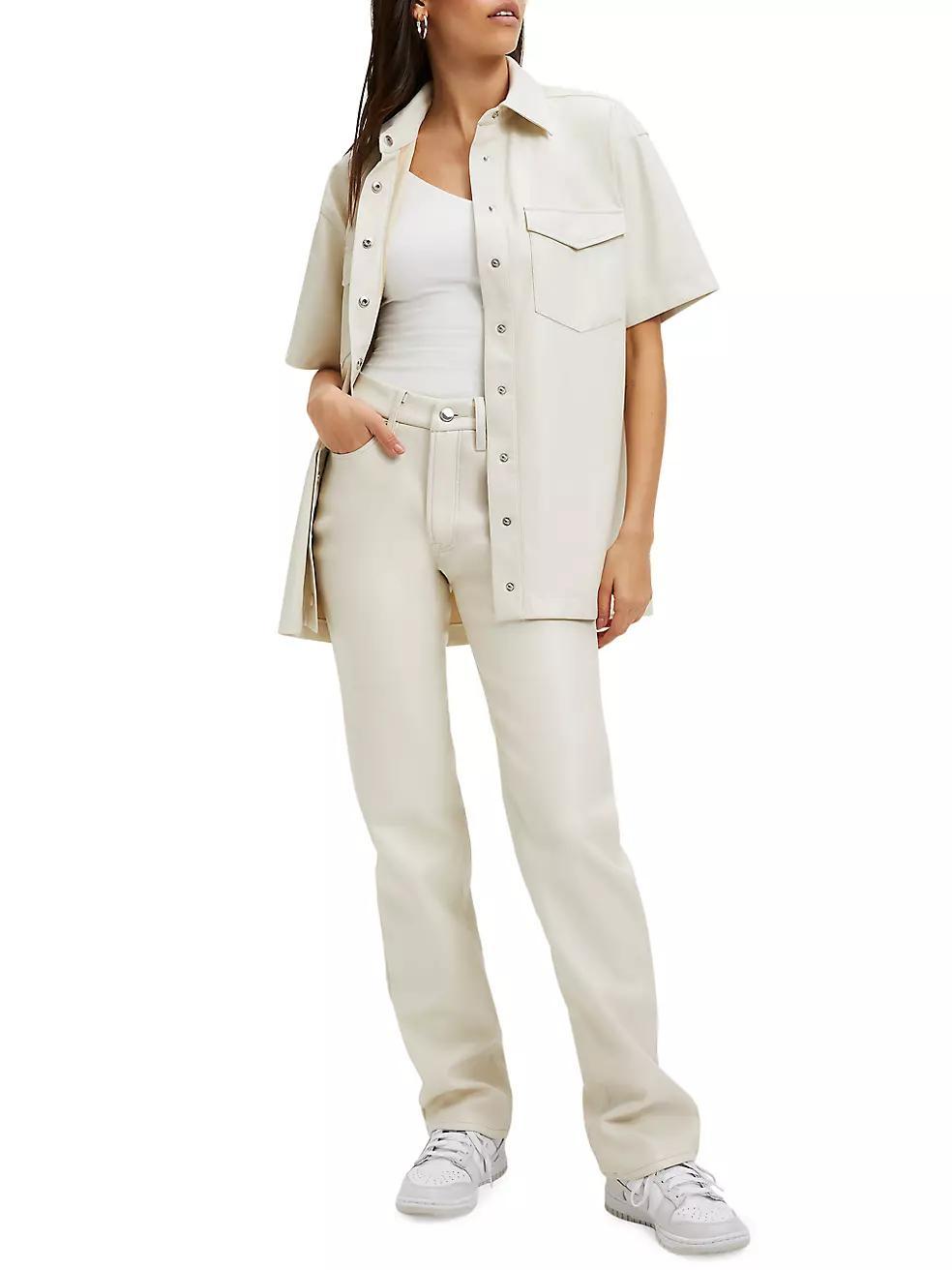 Better Than Leather Good Icon Straight-Leg Pants Product Image