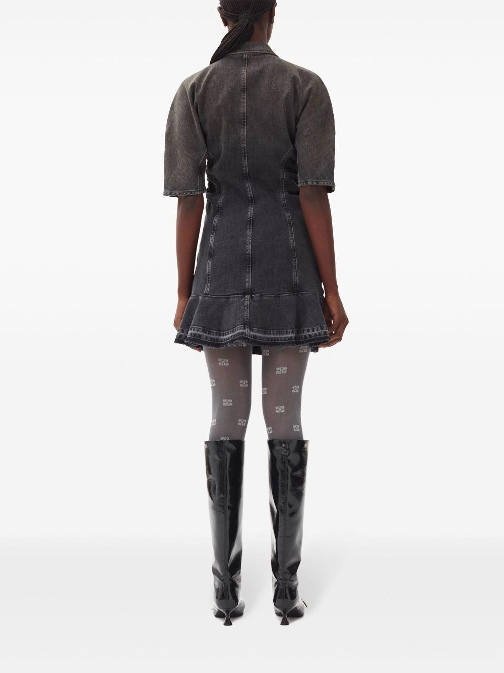 tint-edge denim mini dress Product Image