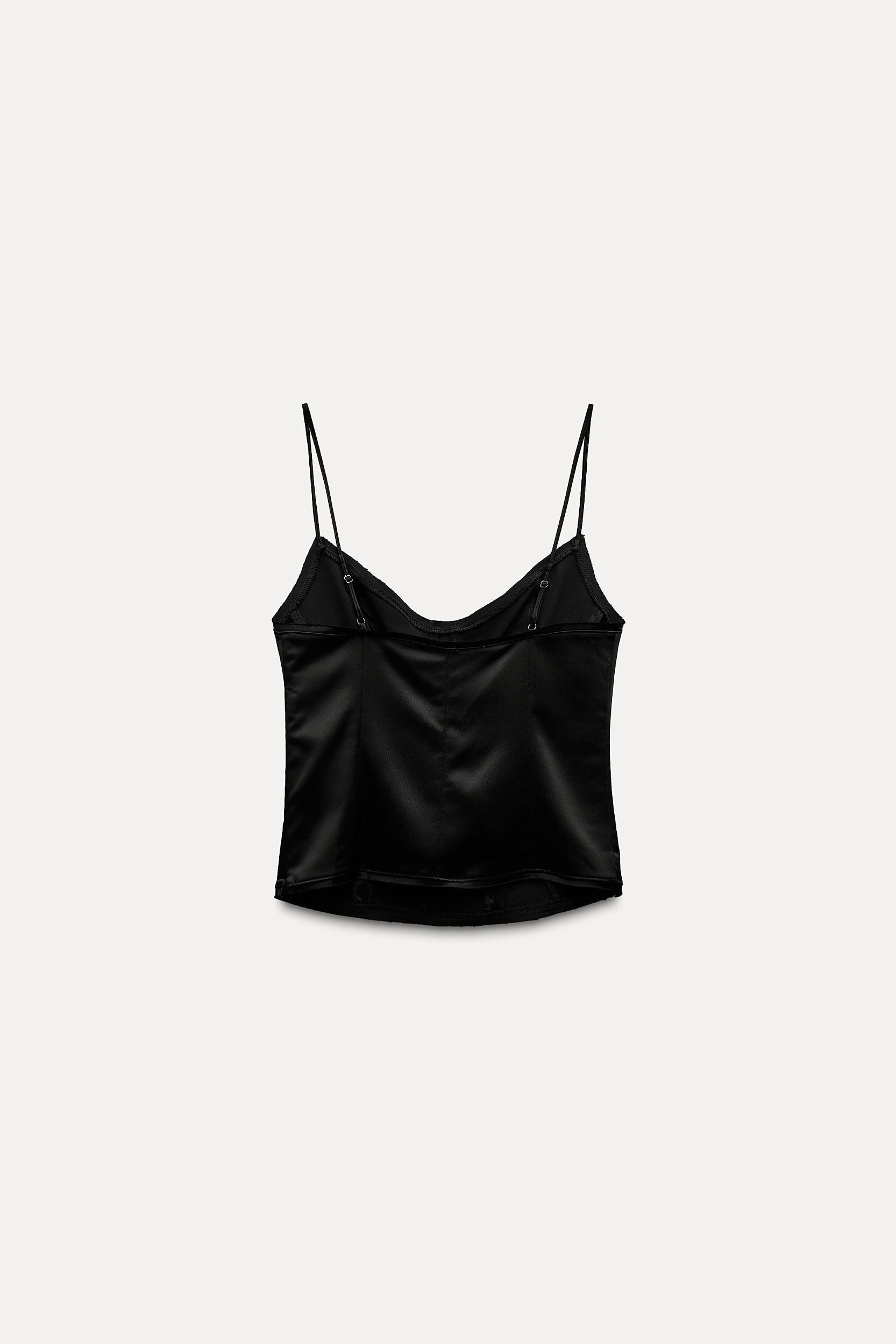 SATIN EFFECT TANK TOP Product Image