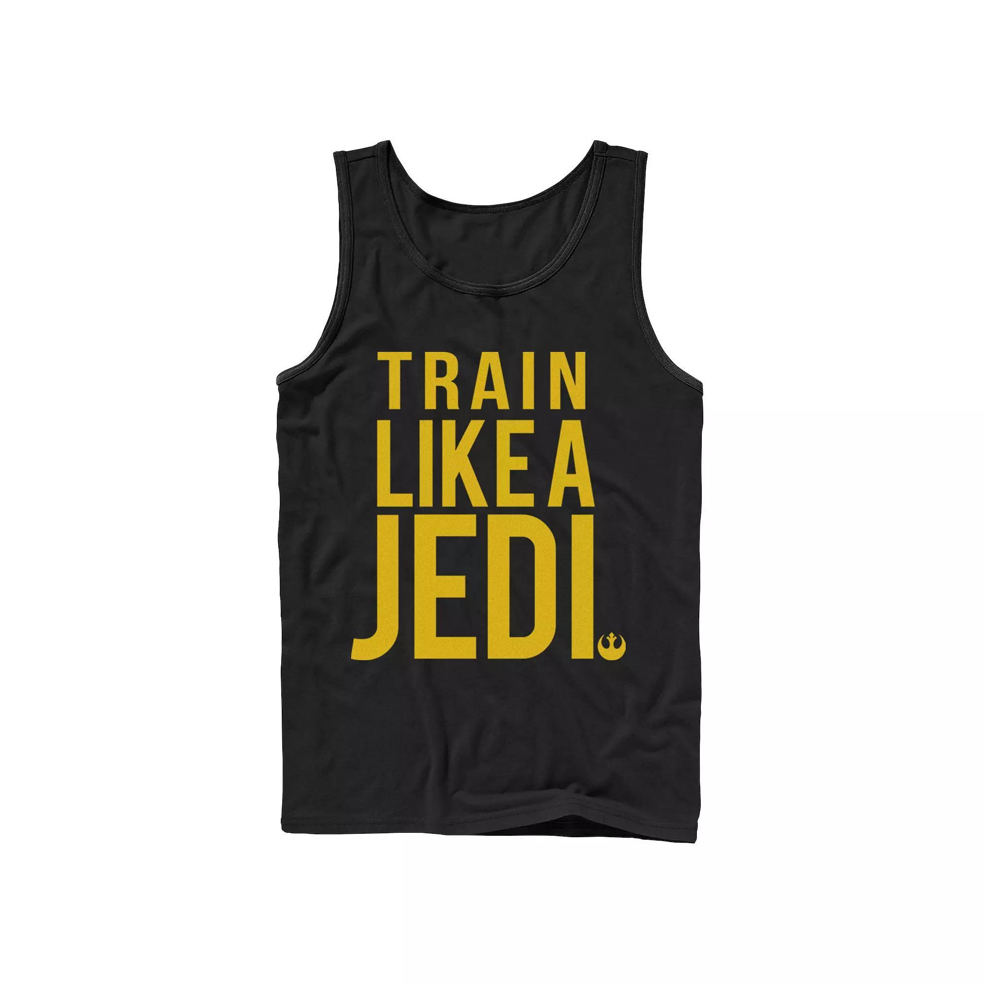 Men's Star Wars Train Like A Jedi Tank Top, Size: XL, Black Product Image