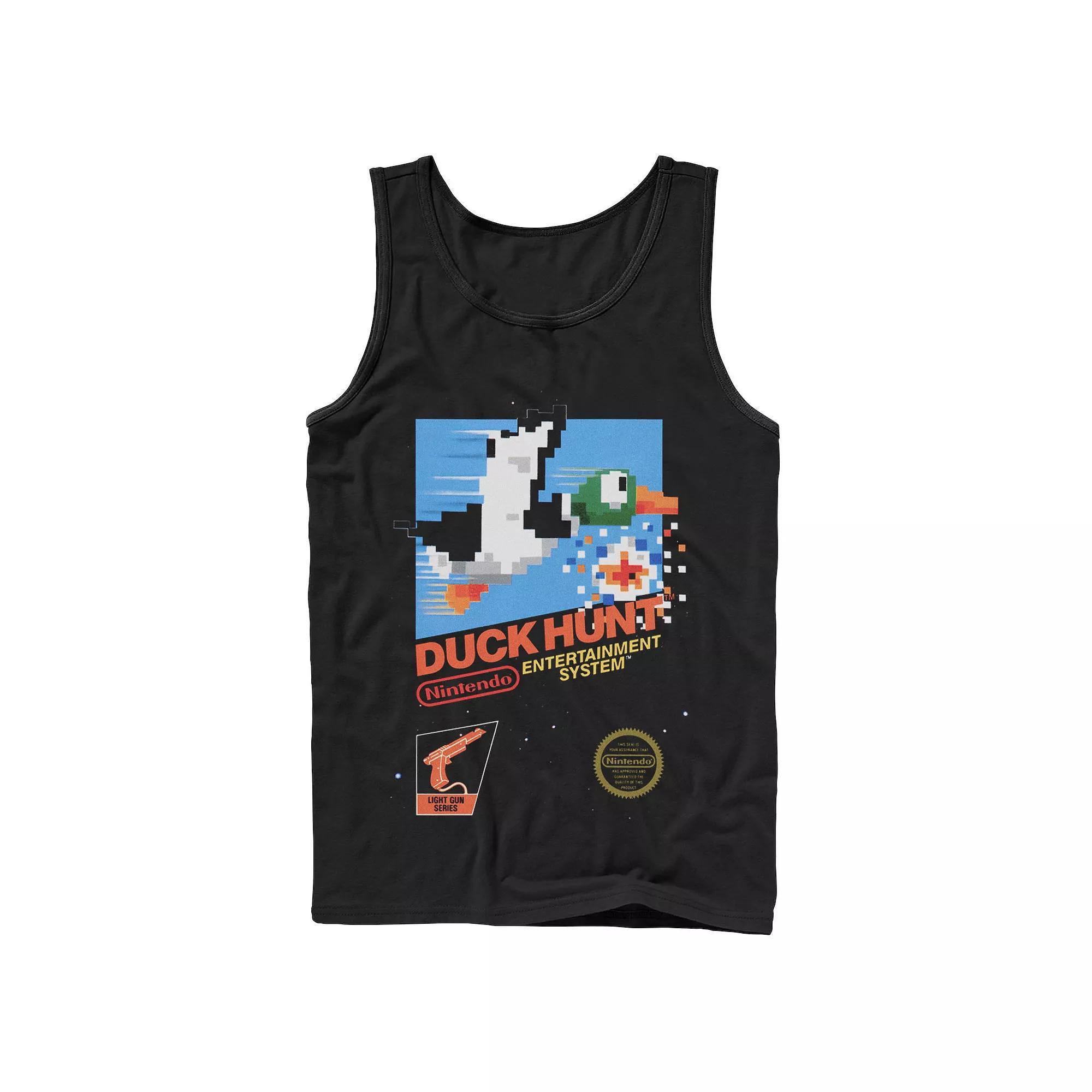 Mens Nintendo NES Duck Hunt Retro Vintage Cover Tank Top Product Image