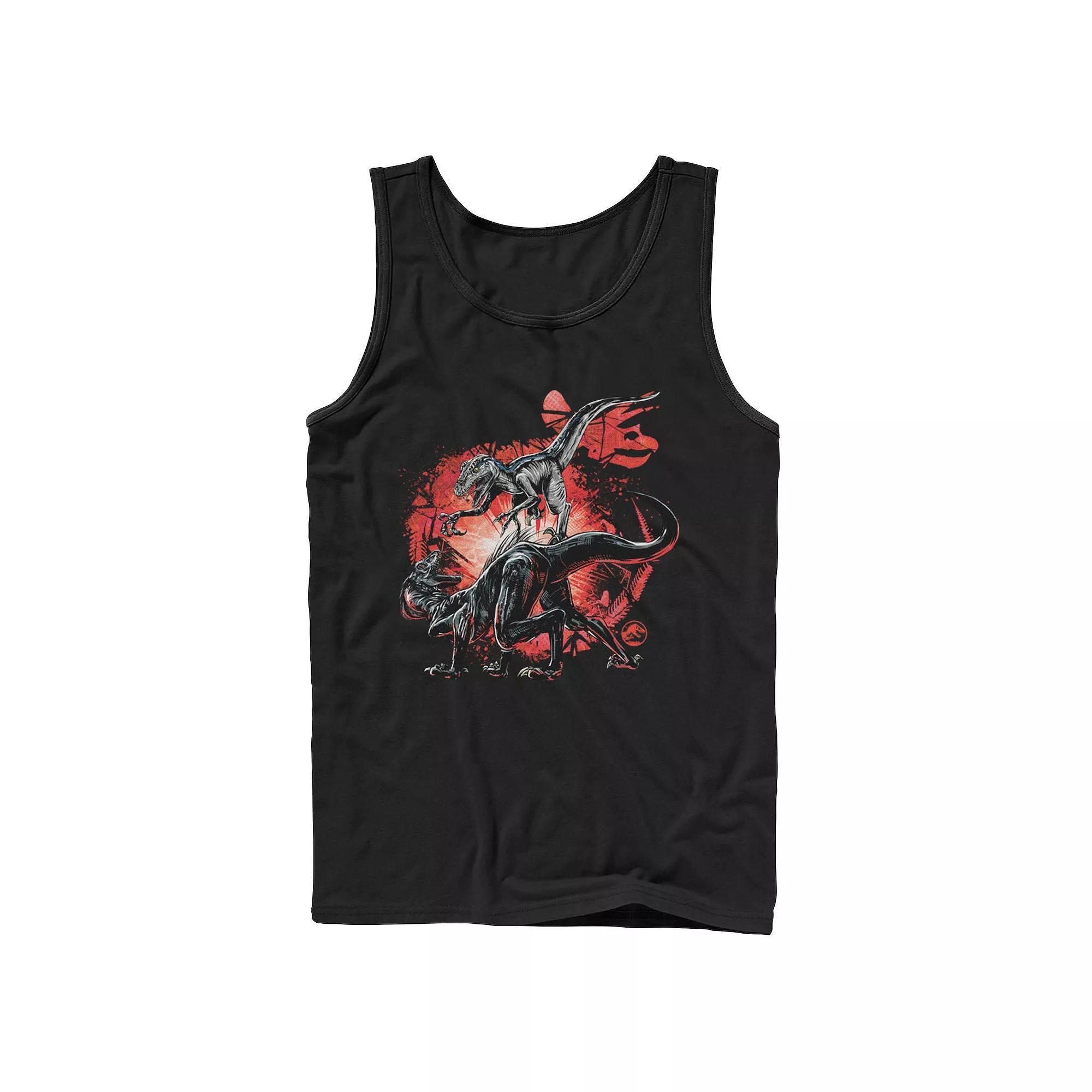 Men's DC Comics Justice League Dragon Fruit Logo Tank Top, Size: Small, Blue Product Image