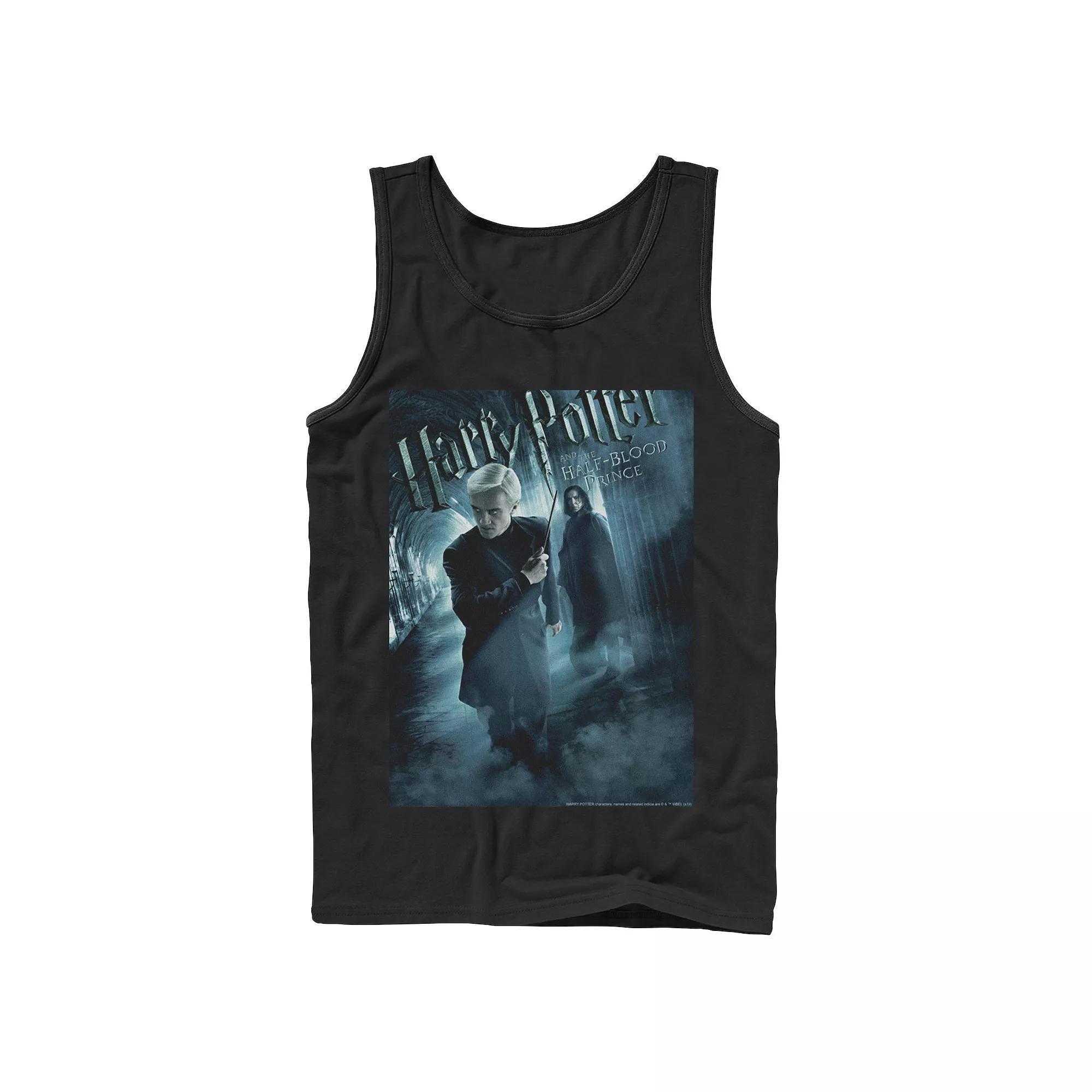 Men's Harry Potter Half-Blood Prince Draco And Snape Poster Graphic Tank Top, Size: Large, Black Product Image