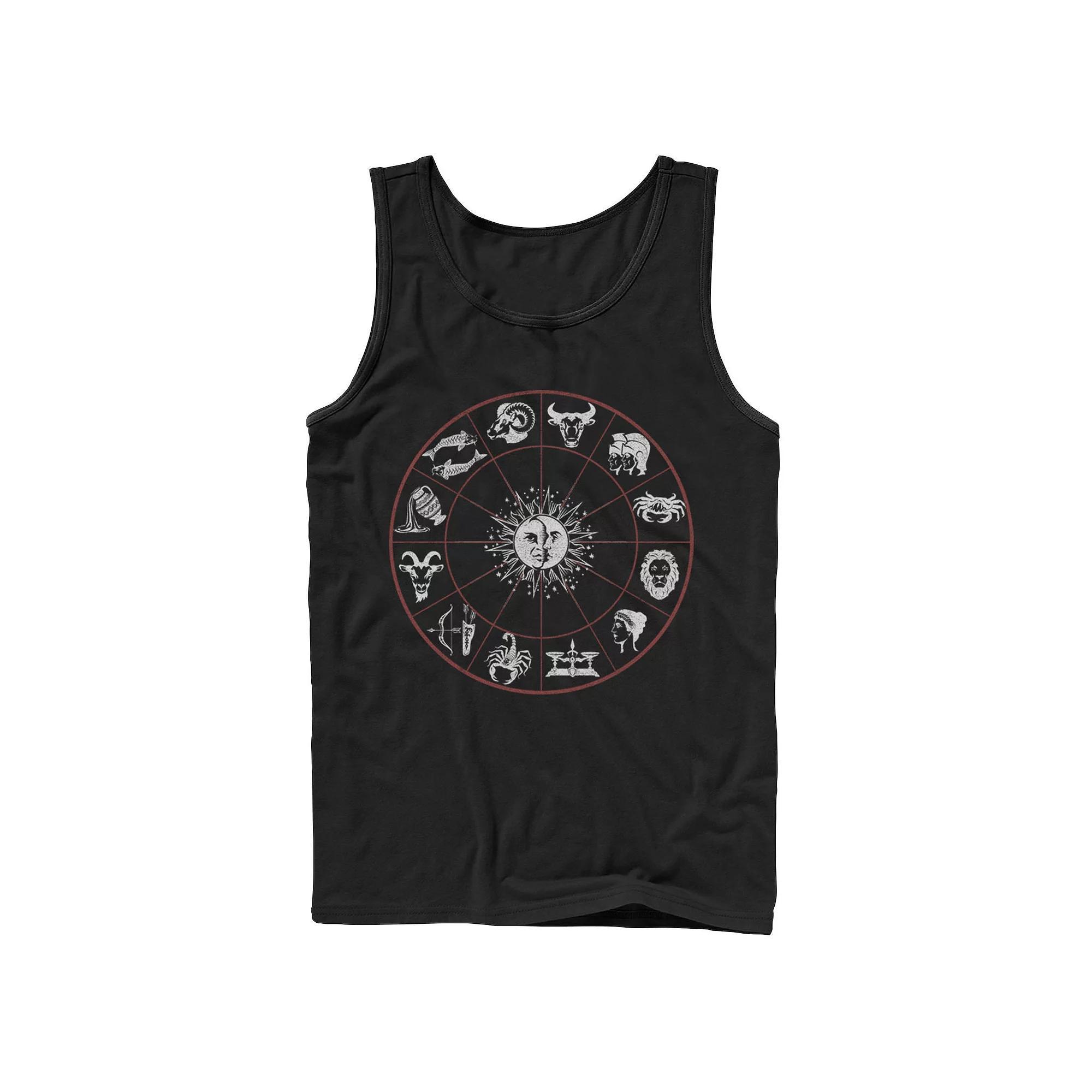 Men's Fifth Sun Celestial Wheel Stamp Tank Top, Size: XL, Black Product Image