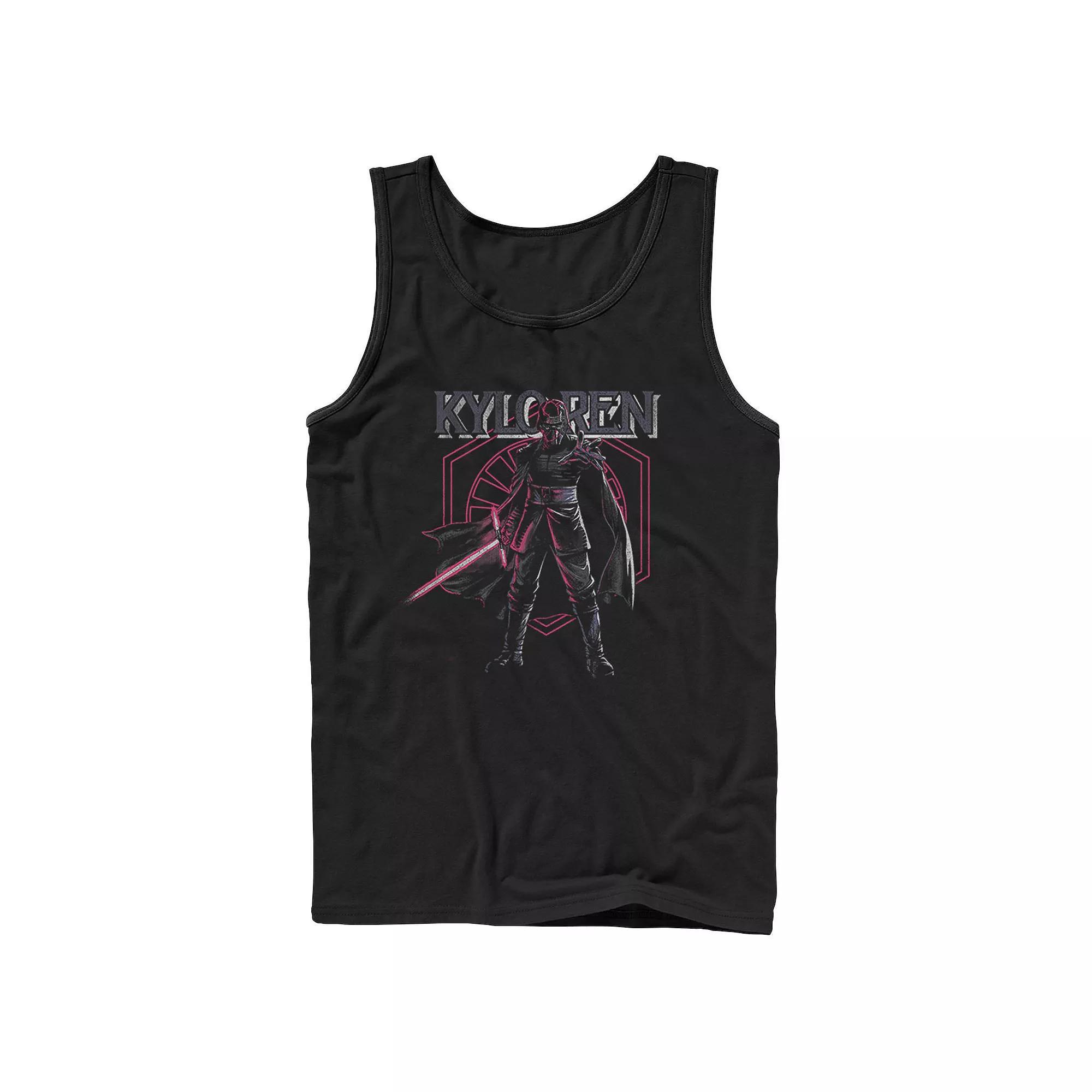 Men's Star Wars Darth Vader Simple Portrait Outline Tank Top, Size: XL 30, Black Product Image