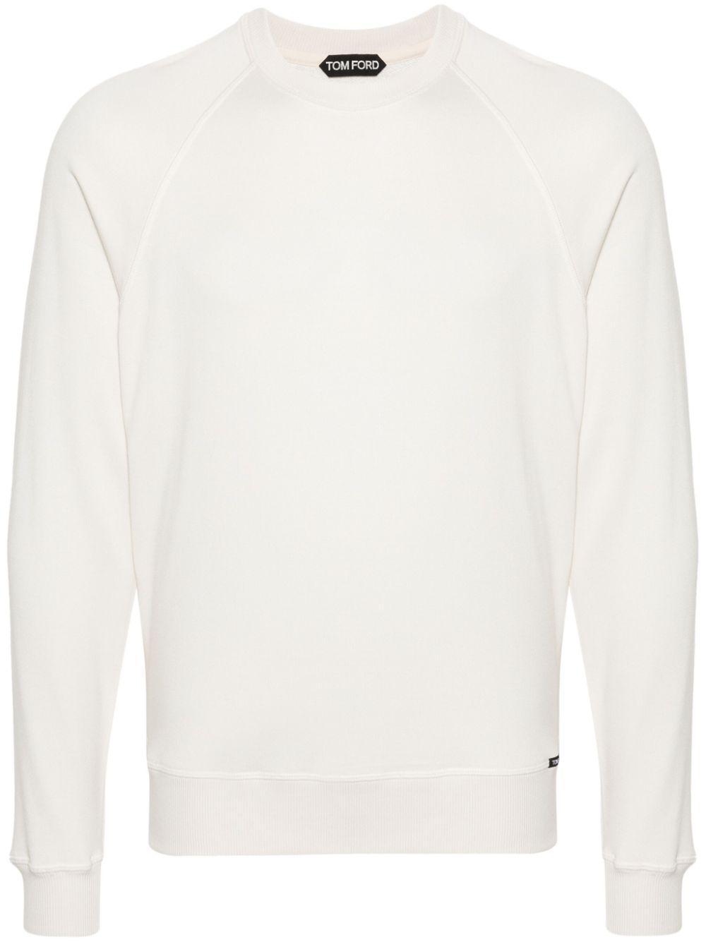 TOM FORD Crew-neck Jumper In White Product Image
