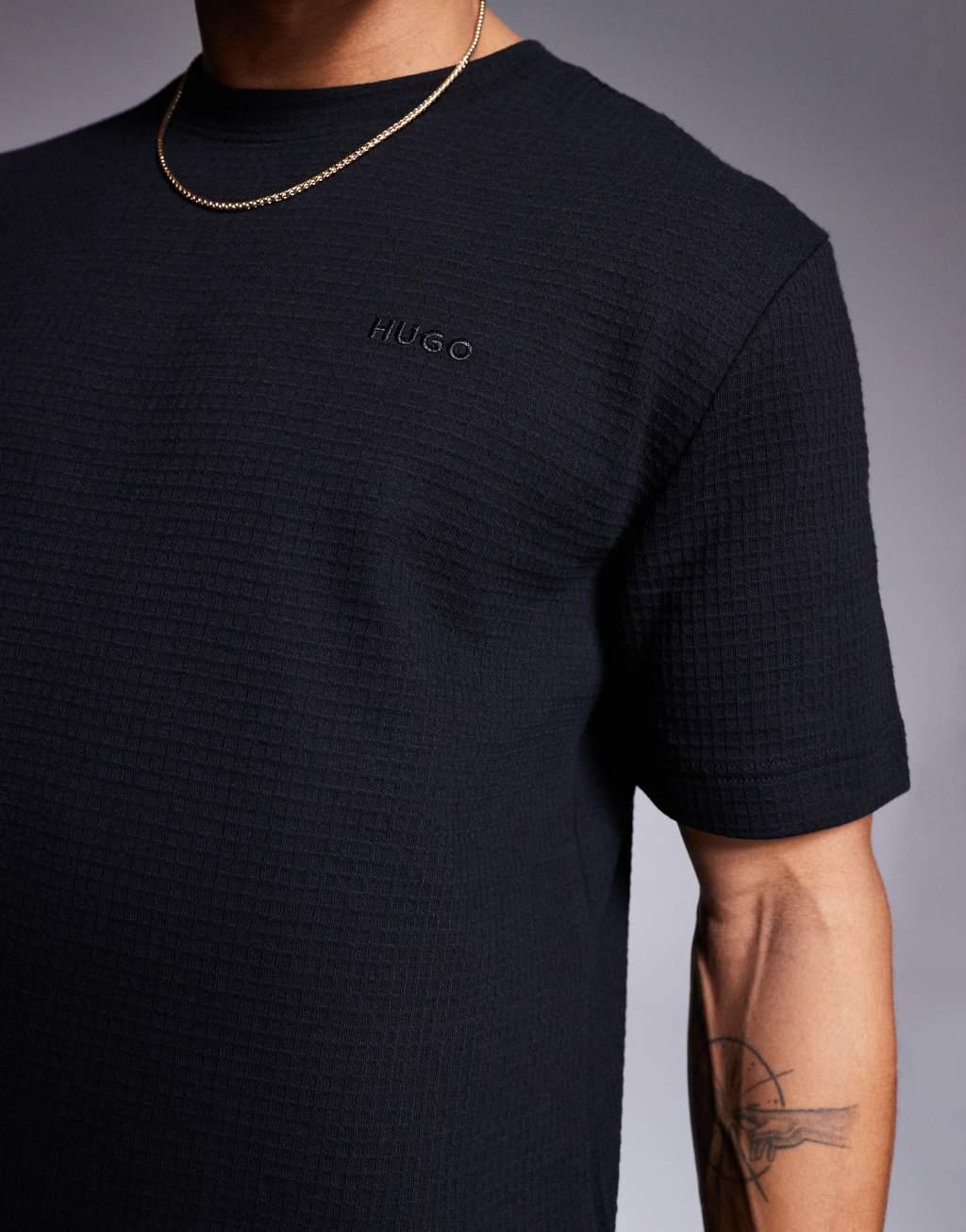 HUGO Bodywear Austin T-shirt in black - part of a set Product Image