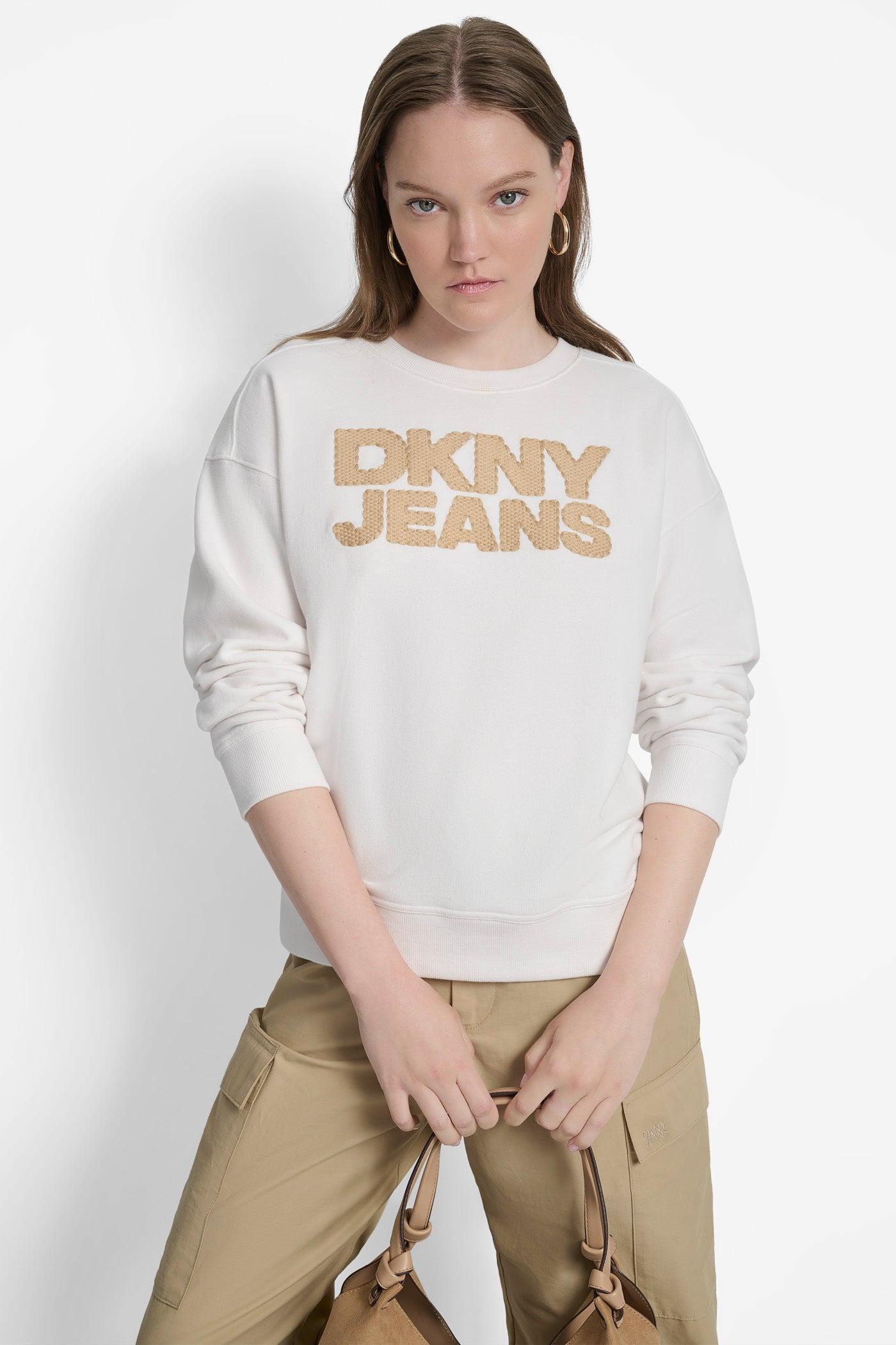 STACKED BASKETWEAVE LOGO SWEATSHIRT Product Image