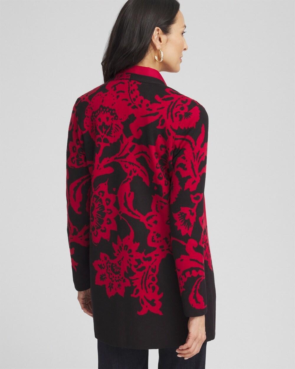 Floral Jacquard Cardigan Product Image