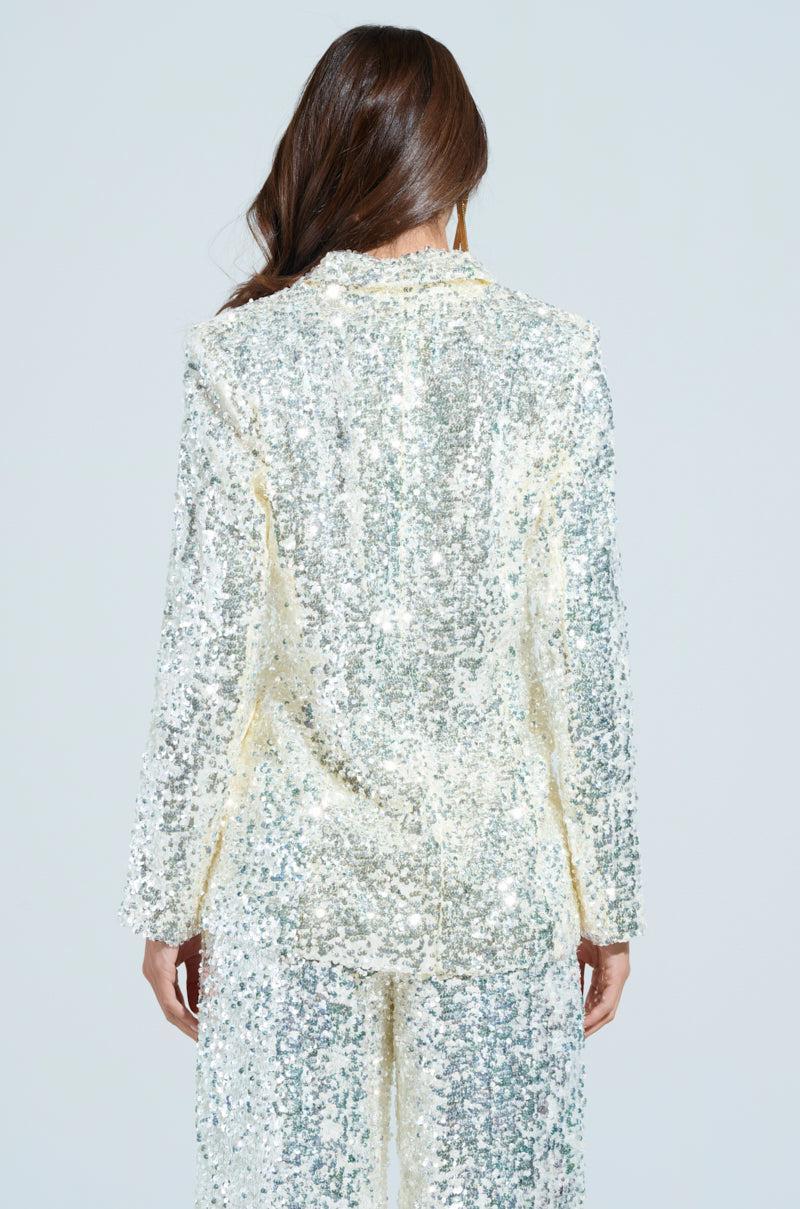 STAR OF THE SHOW SEQUIN BLAZER Product Image