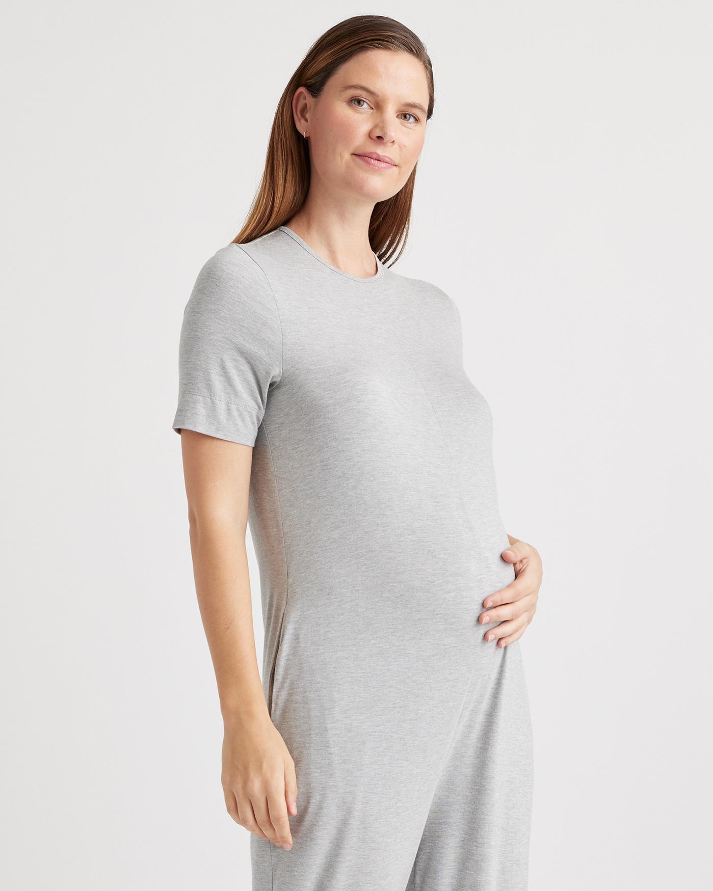 Quince | Women's Bamboo Jersey Maternity Everyday Jumpsuit Product Image
