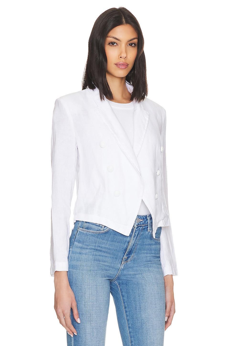 Wayne Crop Double Breasted Jacket L'AGENCE Product Image