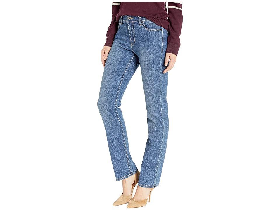 Lauren Ralph Lauren Premier Straight Jeans (Ocean Blue Wash) Women's Jeans Product Image